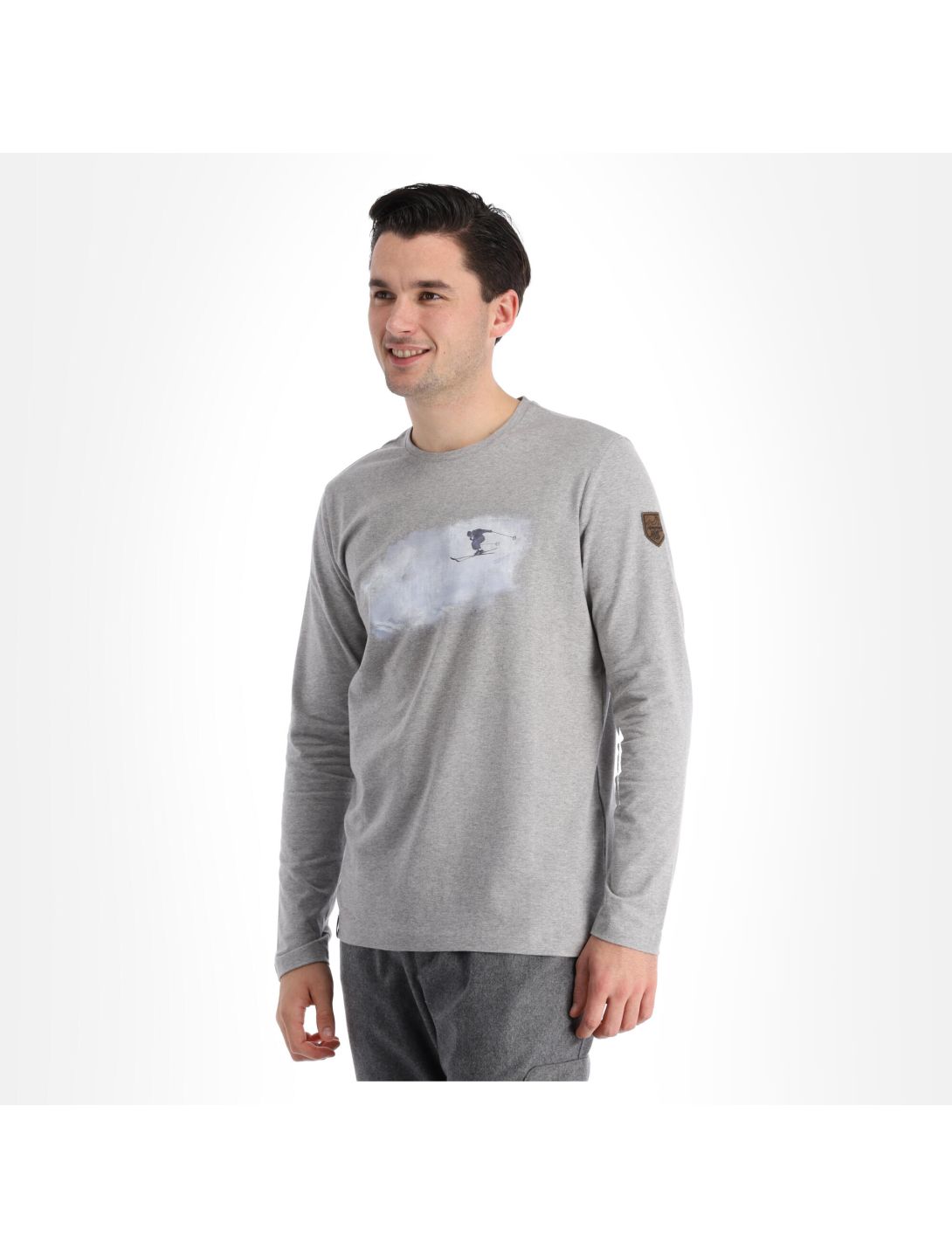 Almgwand, Seegatterlalm camiseta hombres gris 