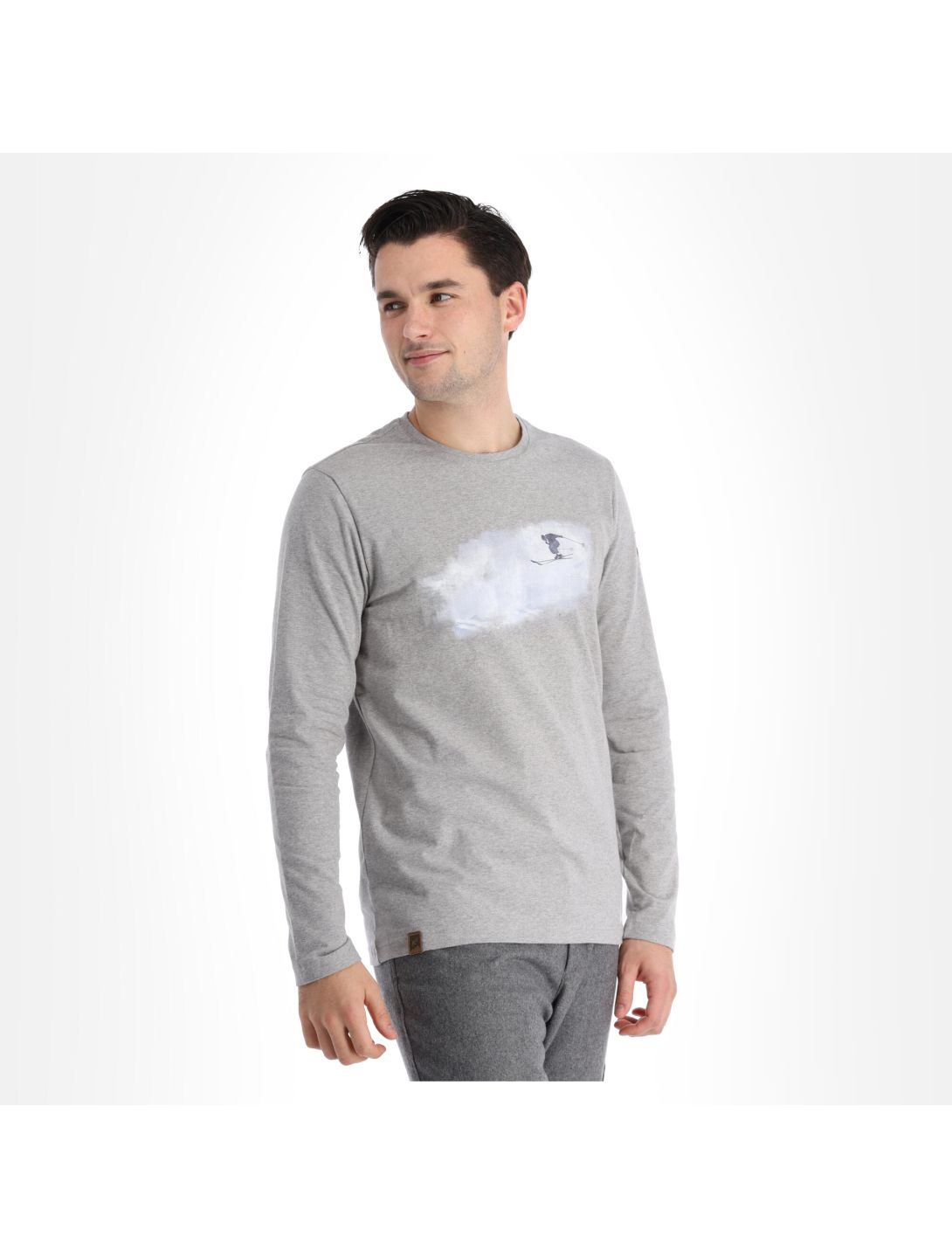 Almgwand, Seegatterlalm camiseta hombres gris 