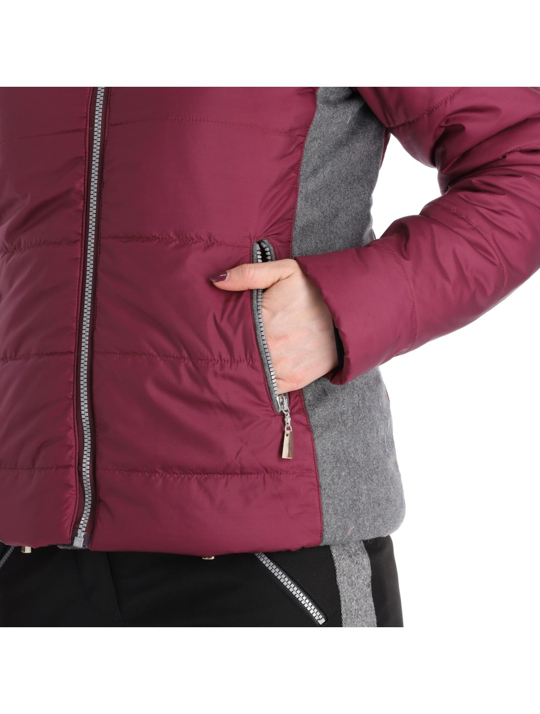 Almgwand, Stongerhohe chaqueta de esquí mujeres Aubergine gris, púrpura 