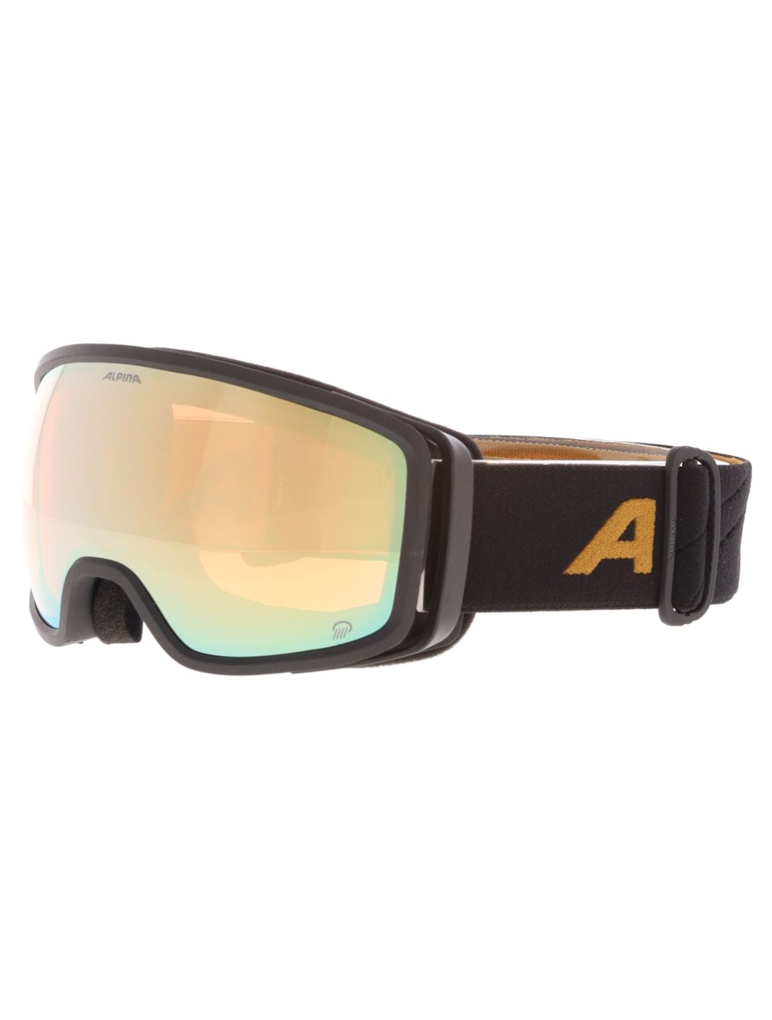 Alpina, Bivio Q gafas de esquí unisex Black Gold Matt Goud, negro 