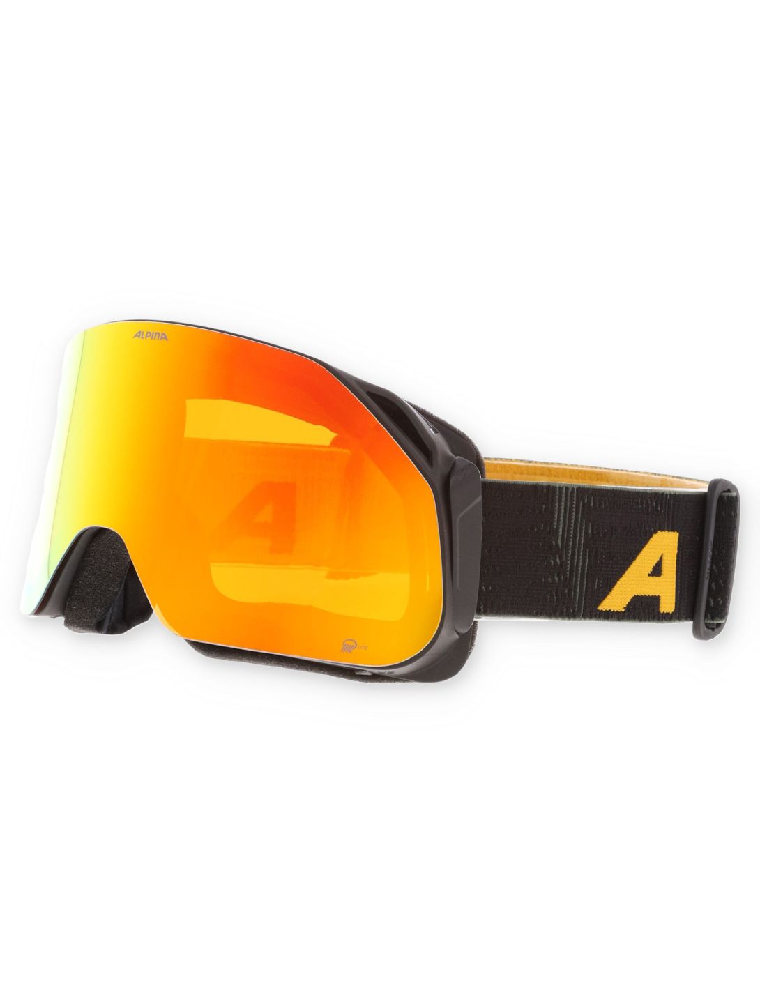 Alpina, Blackcomb Q-Lite gafas de esquí unisex Black-Yellow Matt amarillo, negro 