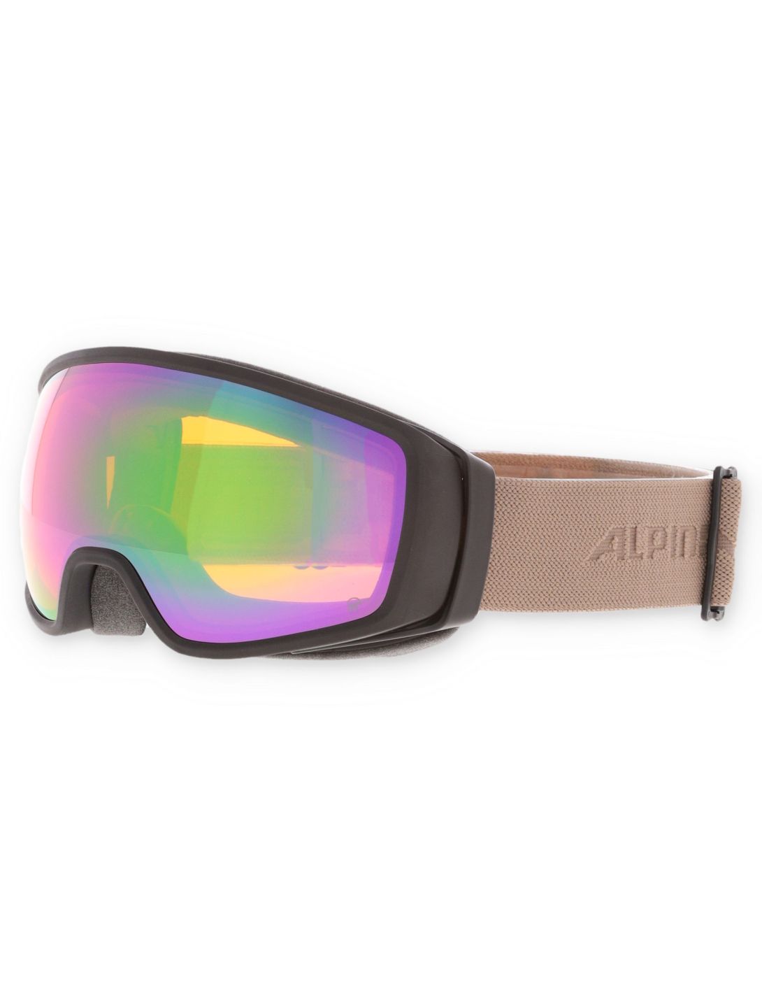 Alpina, Double Jack Planet Q-Lite gafas de esquí unisex Black-Sand Matt marrón, negro 