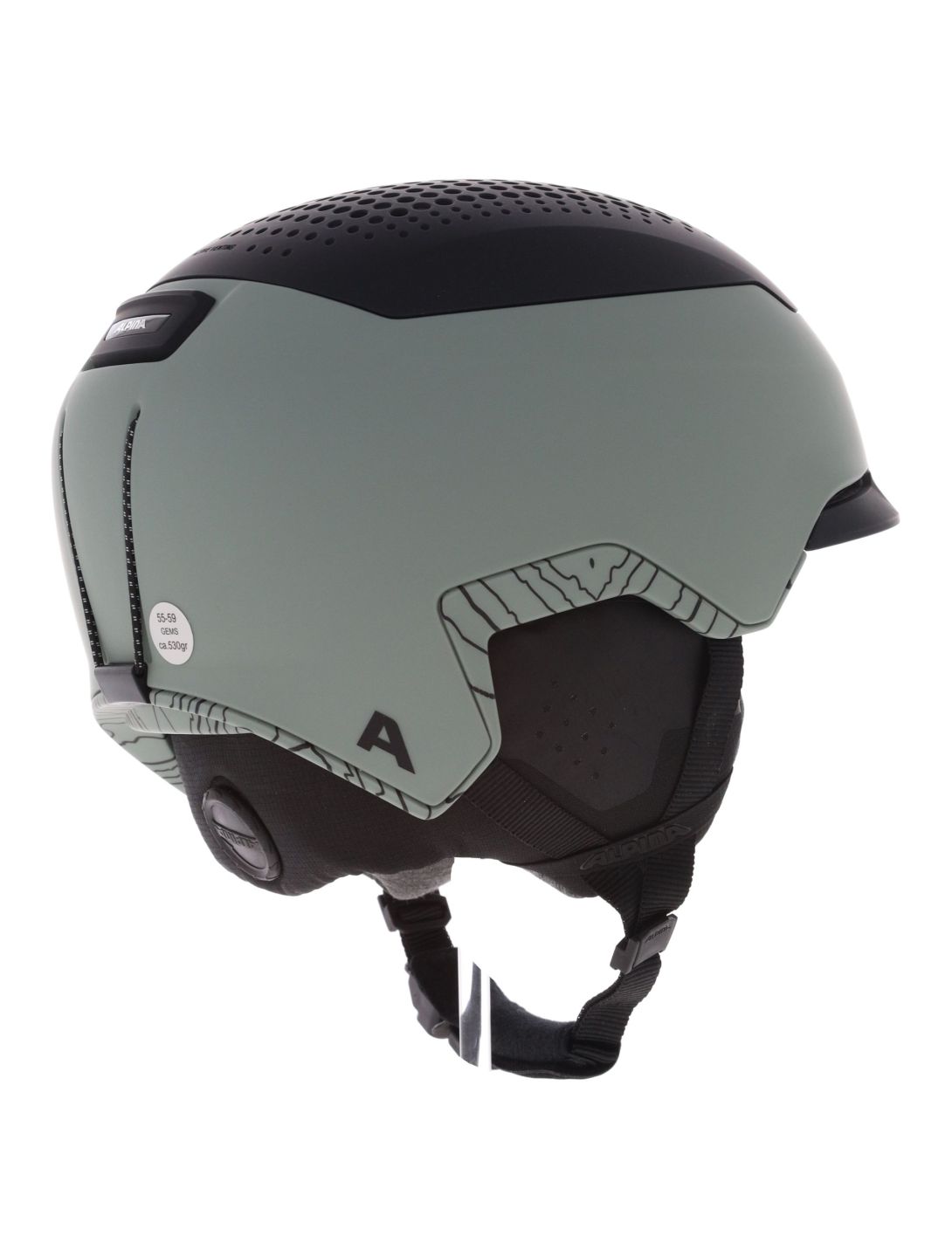 Alpina, Gems casco unisex Willow Green Black Matt negro, verde 