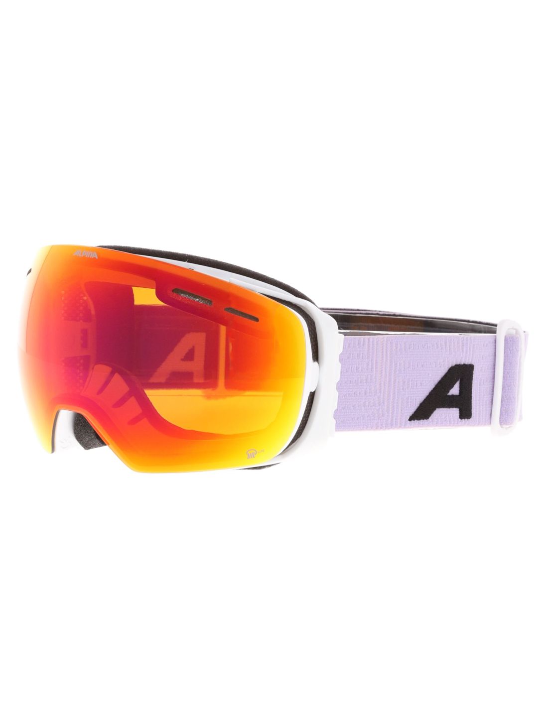 Alpina, Granby Q-lite gafas de esquí unisex White Lilac Matt blanco 