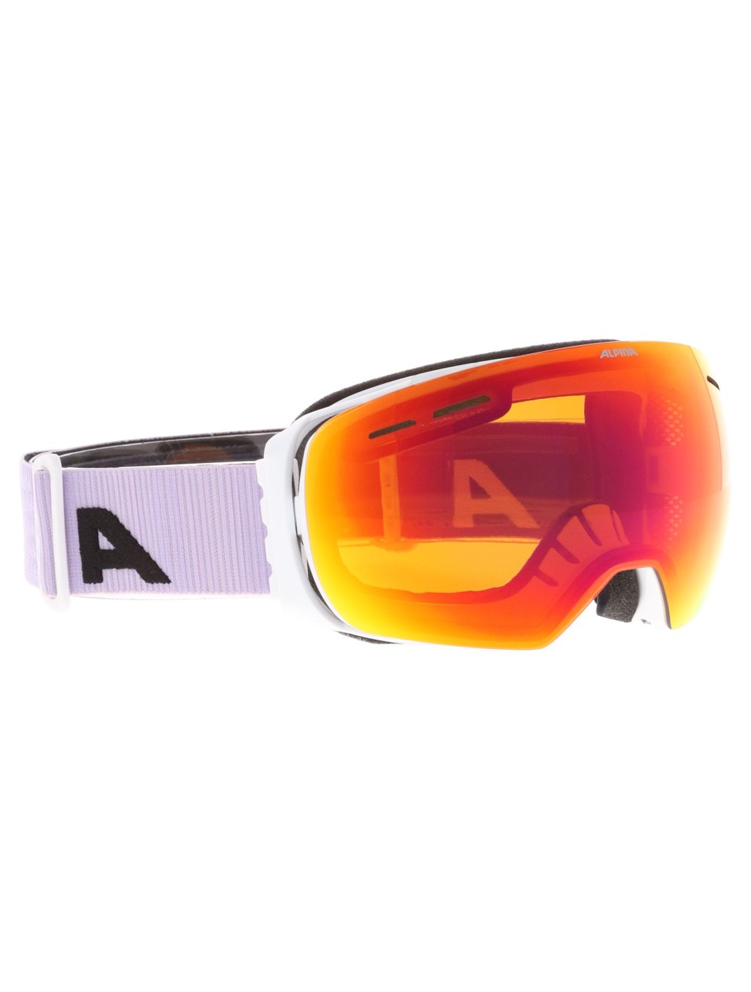 Alpina, Granby Q-lite gafas de esquí unisex White Lilac Matt blanco 