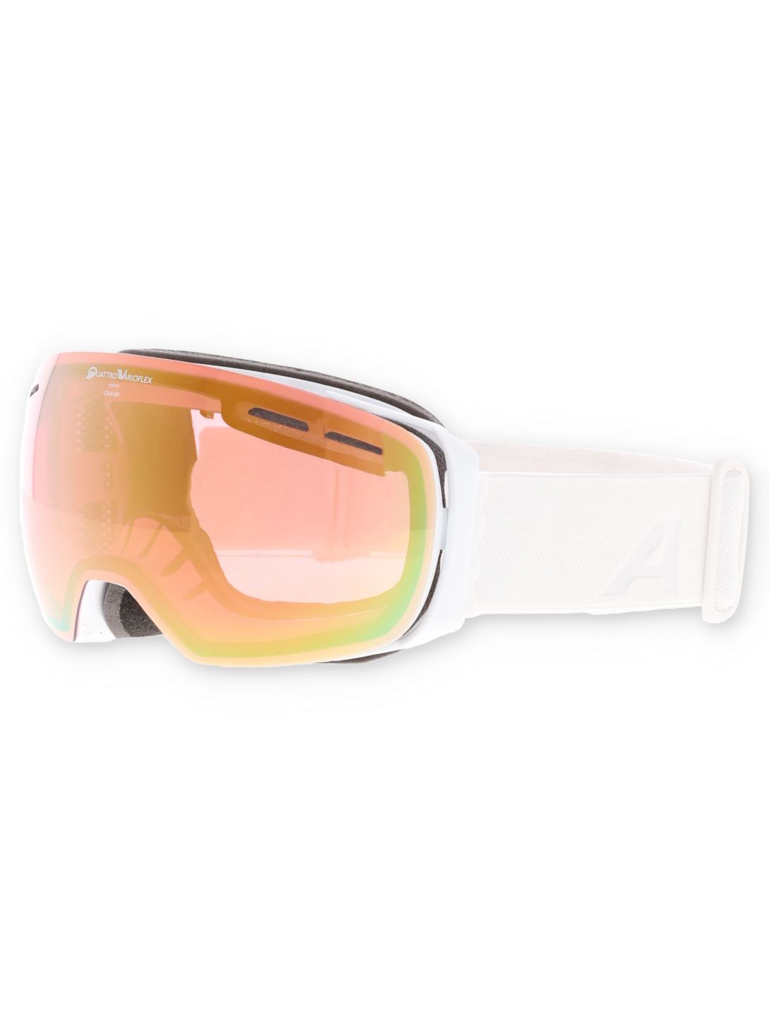 Alpina, Granby Qv gafas de esquí lente extra unisex White Gloss blanco 