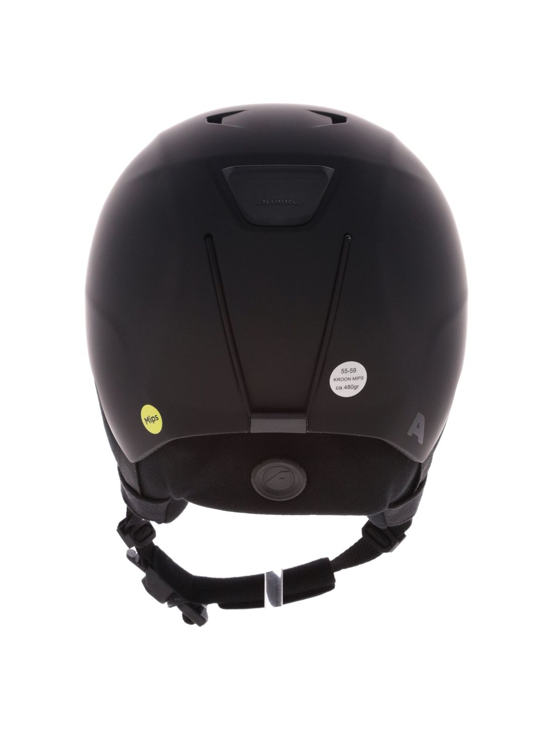 Alpina, Kroon Mips casco unisex Black Matt negro 