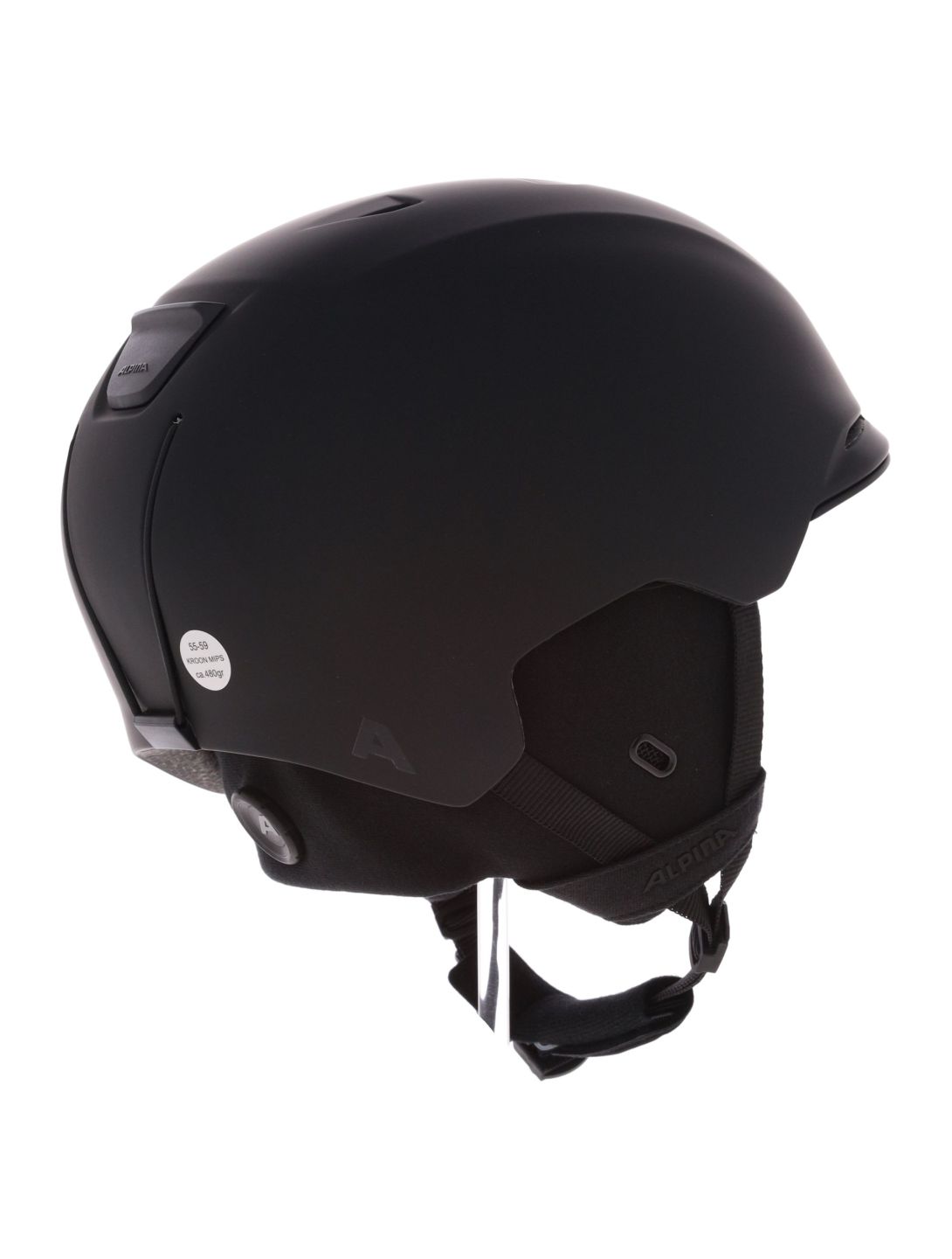 Alpina, Kroon Mips casco unisex Black Matt negro 