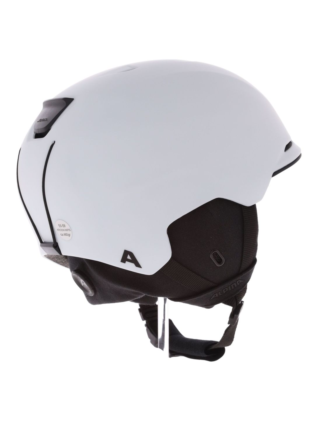 Alpina, Kroon Mips casco unisex White Matt blanco 