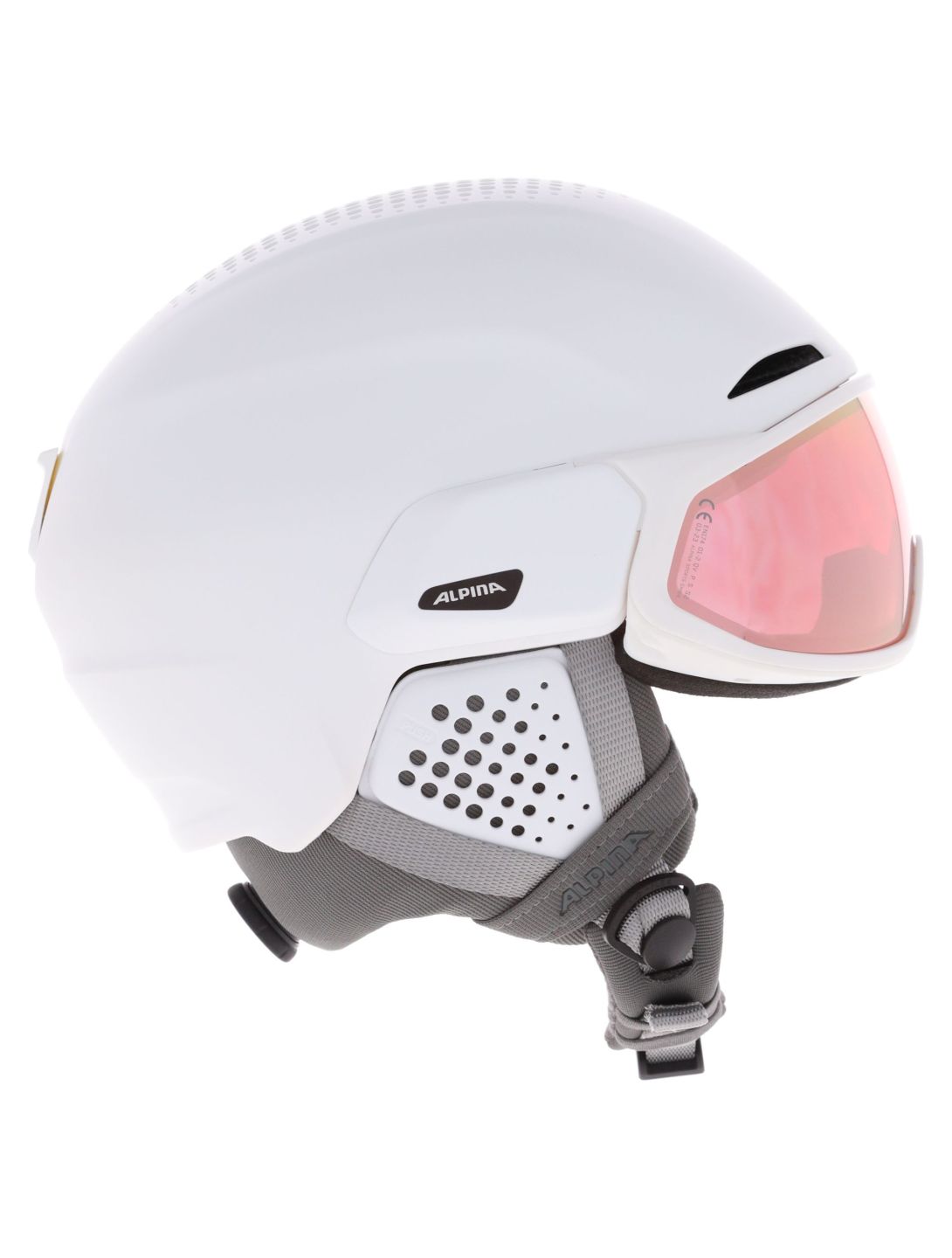 Alpina, ORO QV Mips casco con visera unisex White Matt blanco 