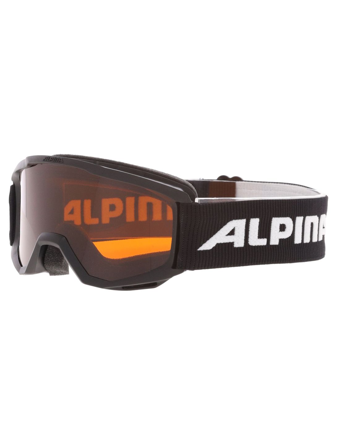 Alpina, Piney gafas de esquí niños Black negro 