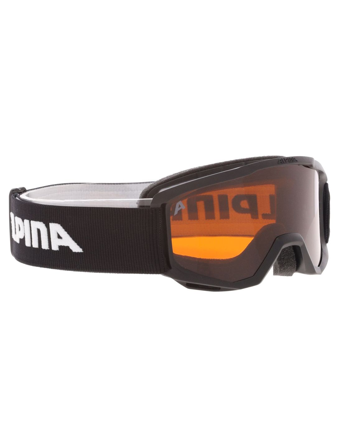 Alpina, Piney gafas de esquí niños Black negro 