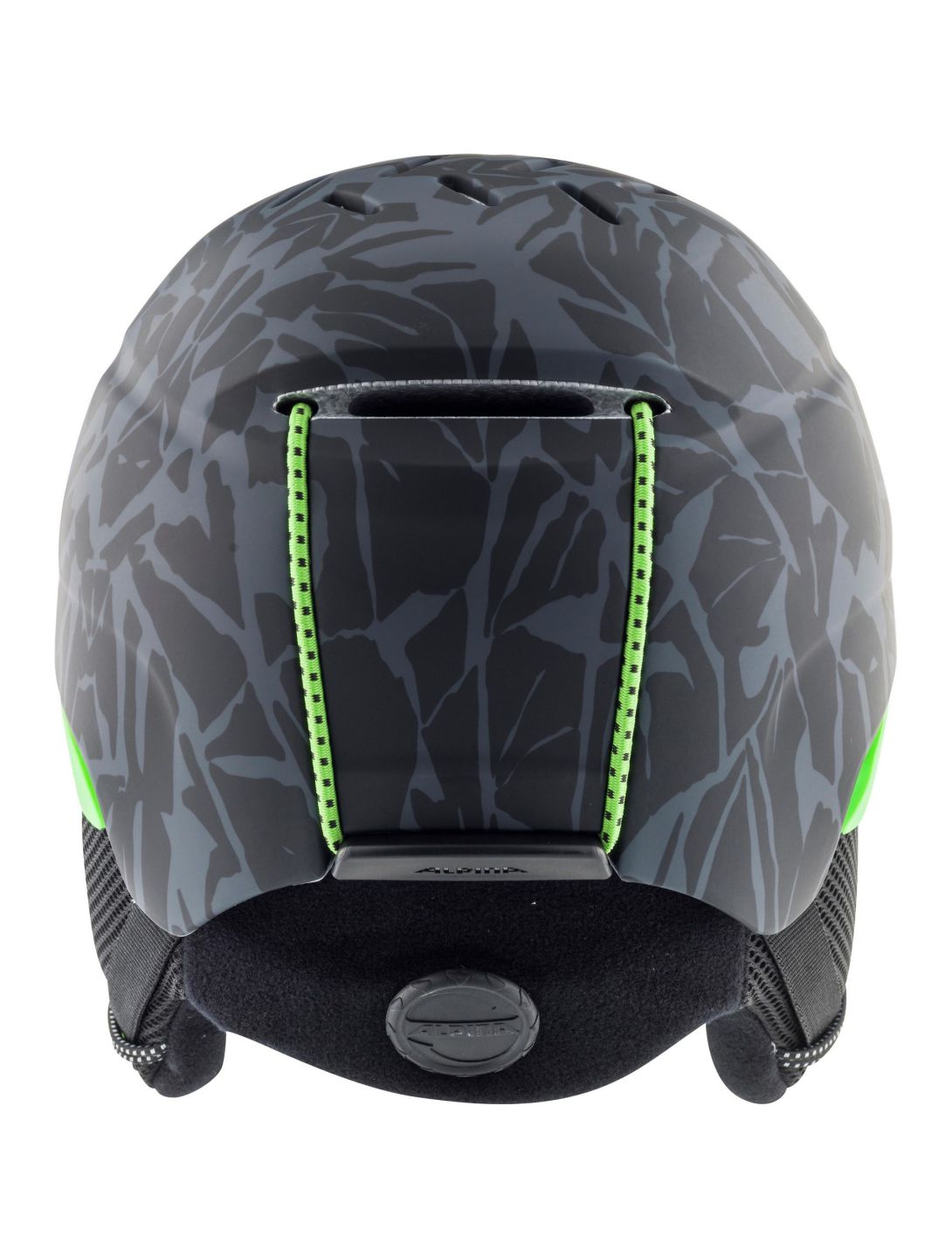 Alpina, Pizi casco niños Black Green Camo Matt verde 