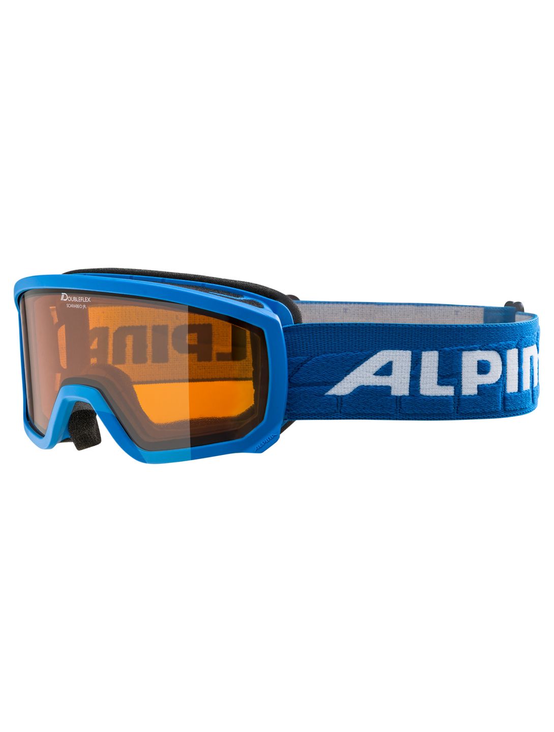 Alpina, Scarabeo Jr. gafas de esquí niños Light Blue Matt azul 