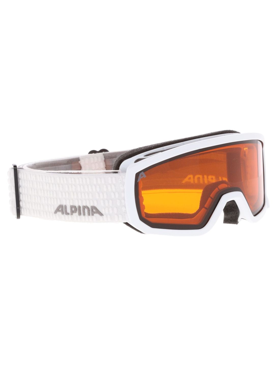 Alpina, Scarabeo Jr. gafas de esquí niños White Matt blanco 