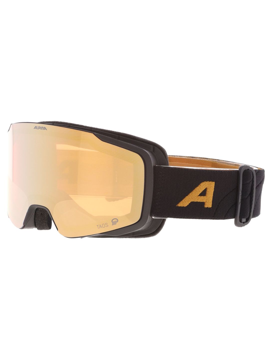 Alpina, Taos Q gafas de esquí unisex Black Gold Matt Goud, negro 