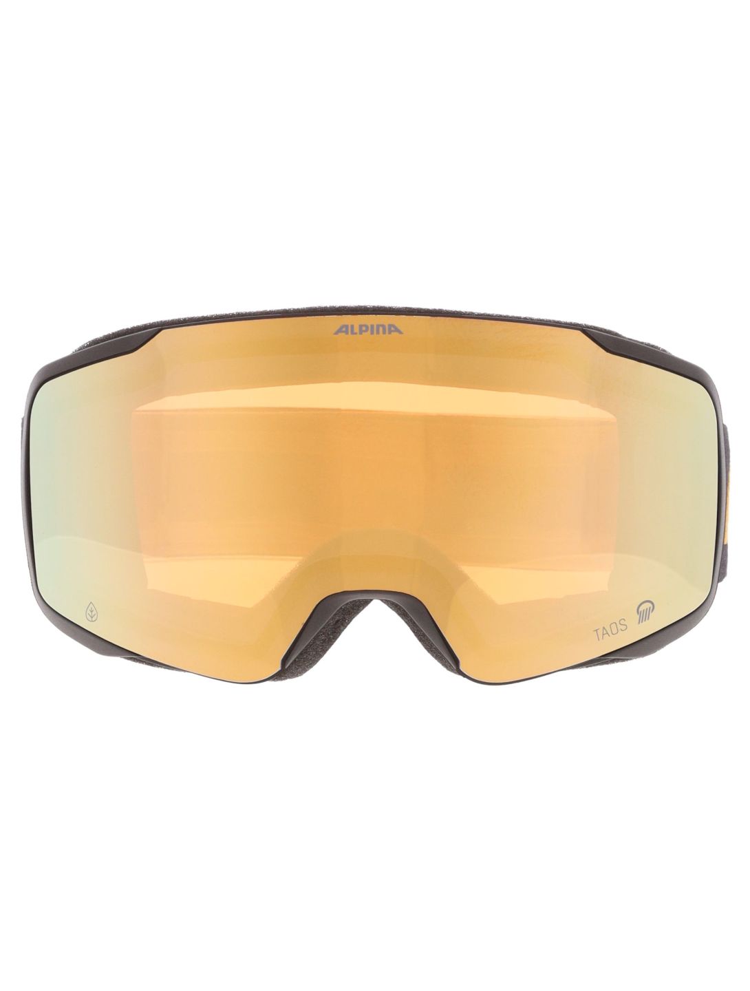 Alpina, Taos Q gafas de esquí unisex Black Gold Matt Goud, negro 