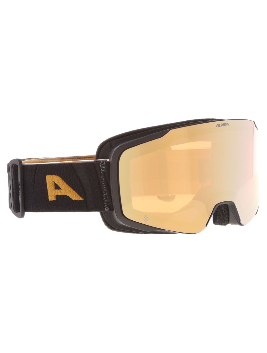 Alpina, Taos Q gafas de esquí unisex Black Gold Matt Goud, negro 