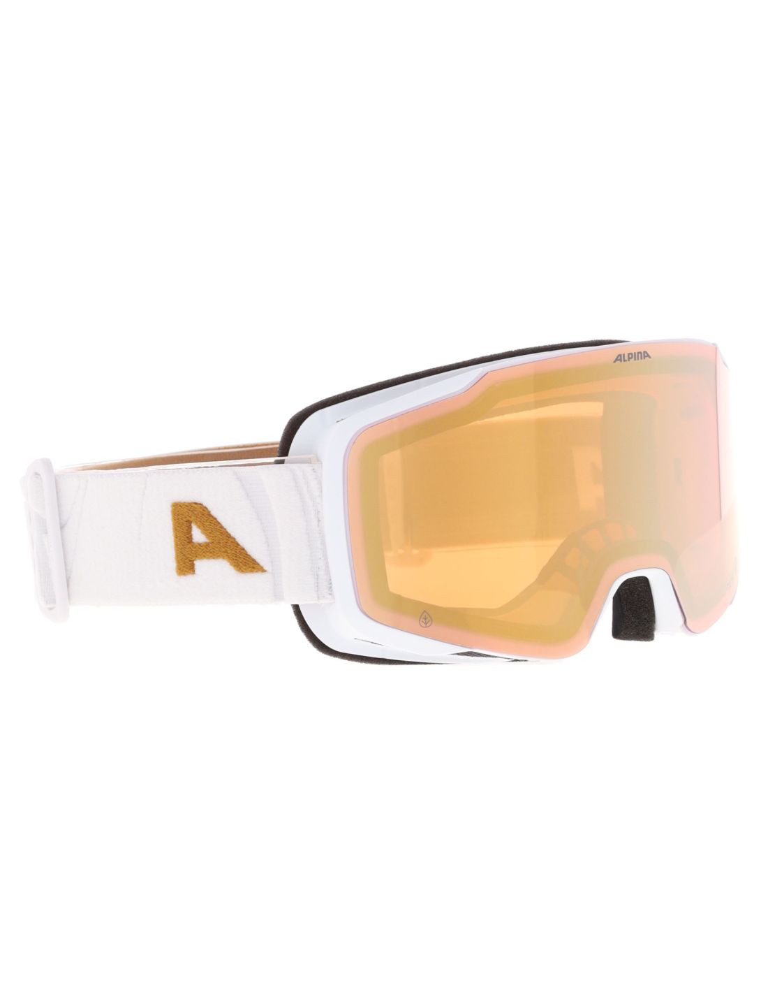 Alpina, Taos Q gafas de esquí unisex White Gold Matt blanco, Goud 