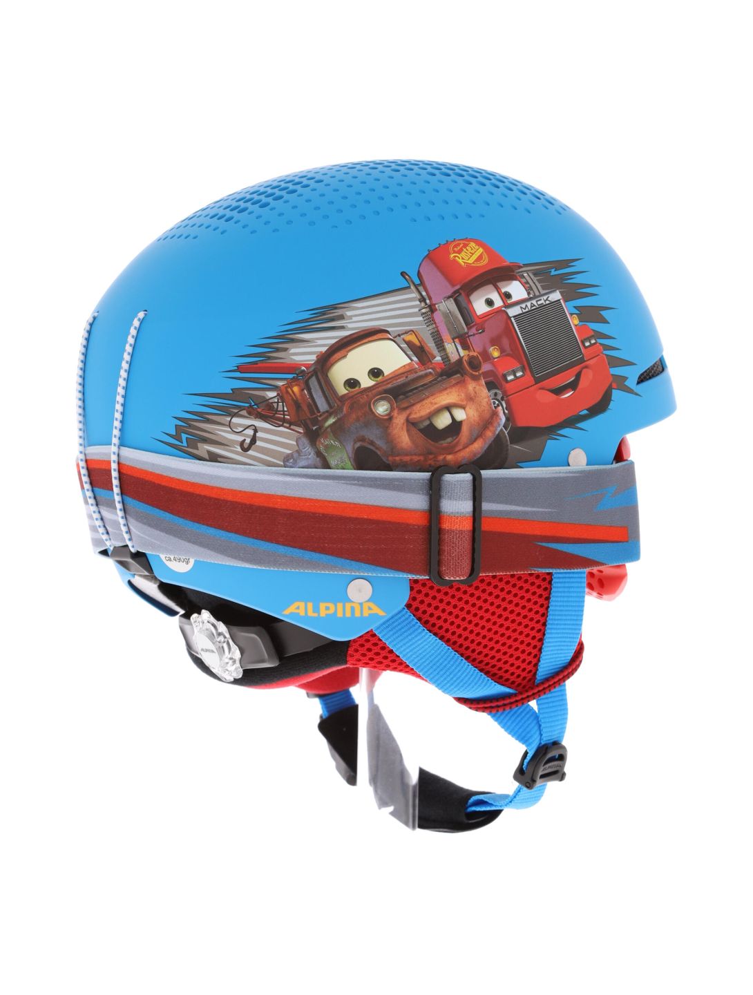 Alpina, Zupo Disney Set casco niños Cars Matt azul 