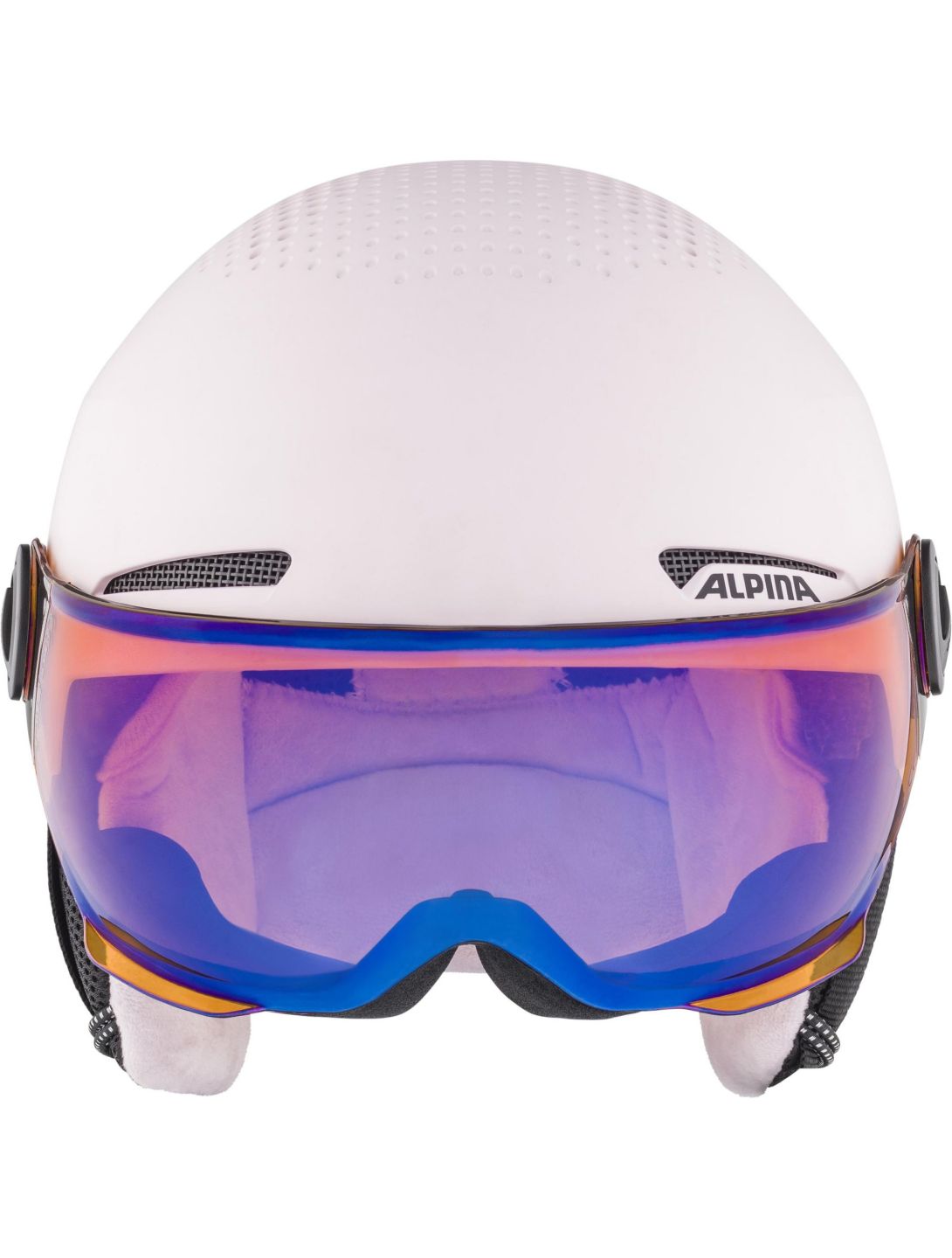 Alpina, Zupo Visor Q-Lite casco con visera niños Rose Matt rosa 