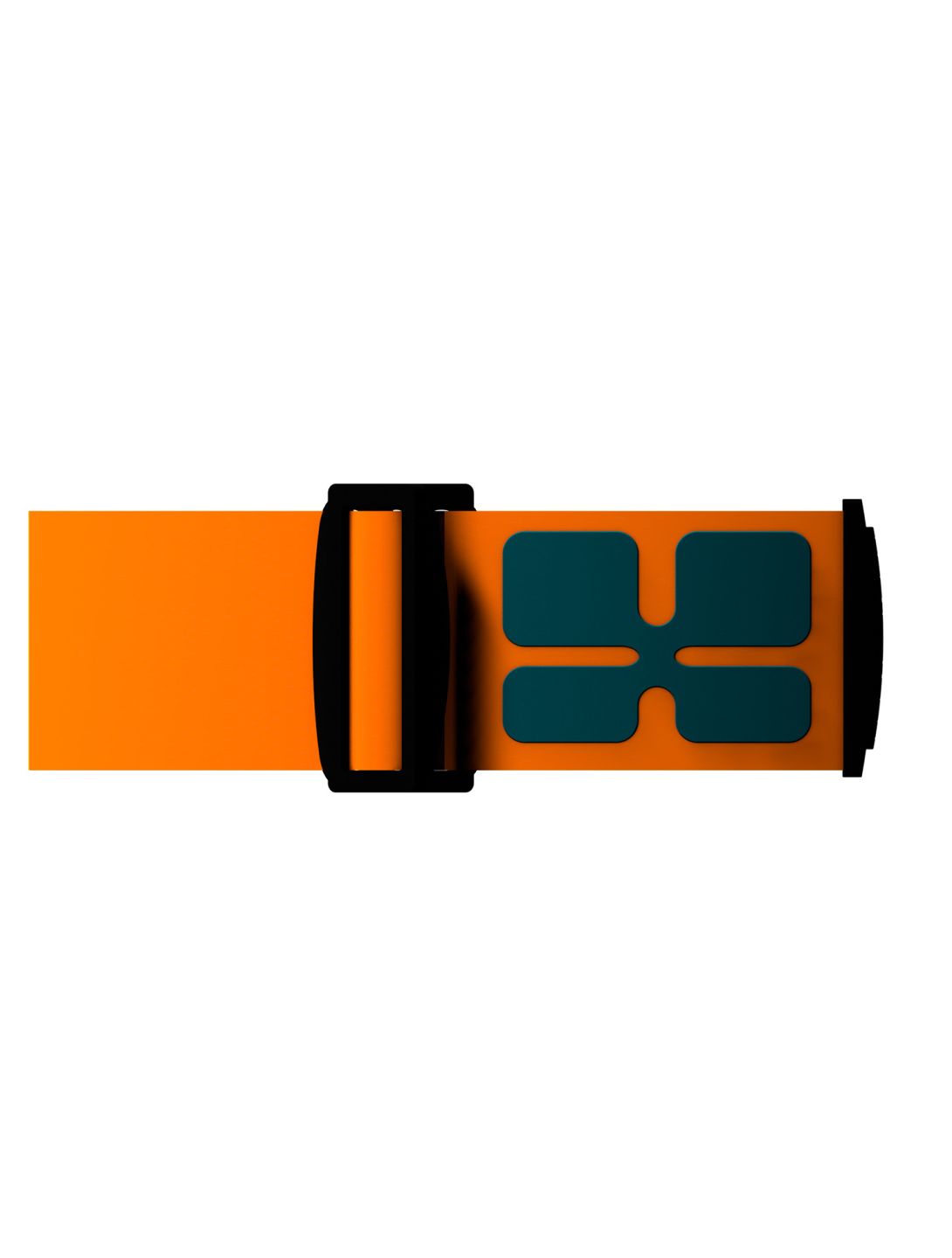 Aphex, Strap gafas de esquí unisex Burned Orange - Logo Petrol azul, naranja 