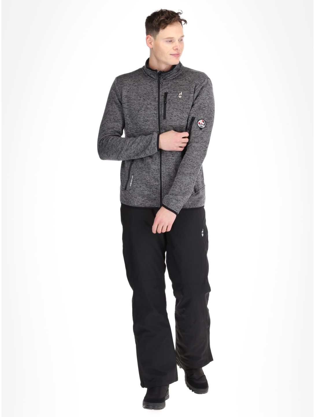 Aulp, Navoy chaleco hombres Anthracite gris 