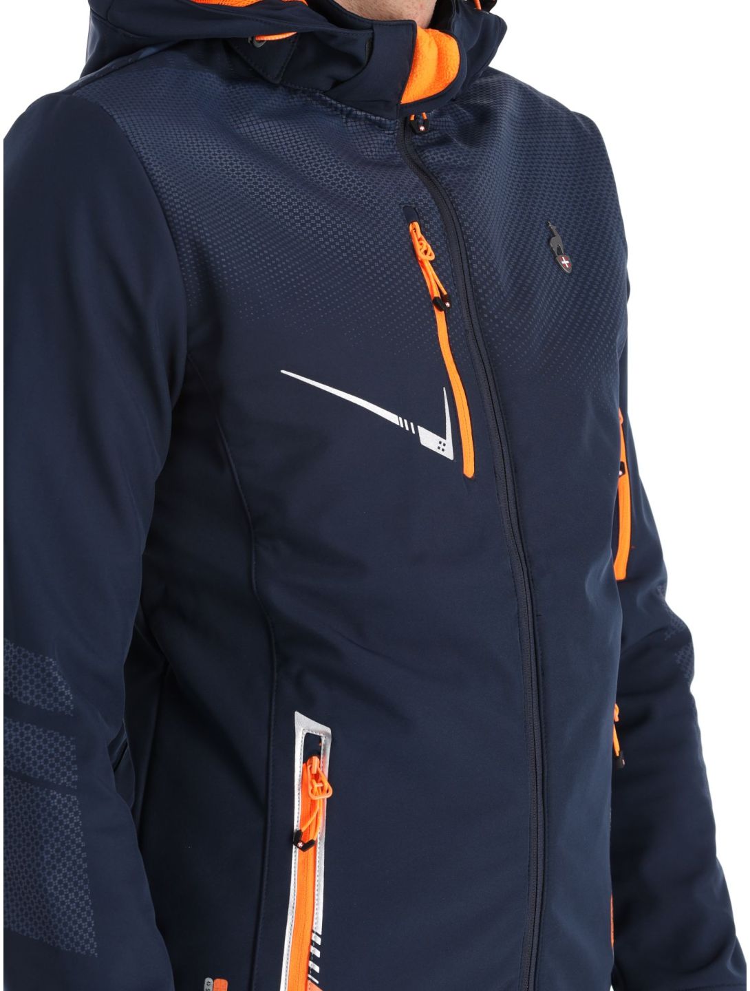 Aulp, Nevim chaqueta de esquí softshell hombres Navy azul 