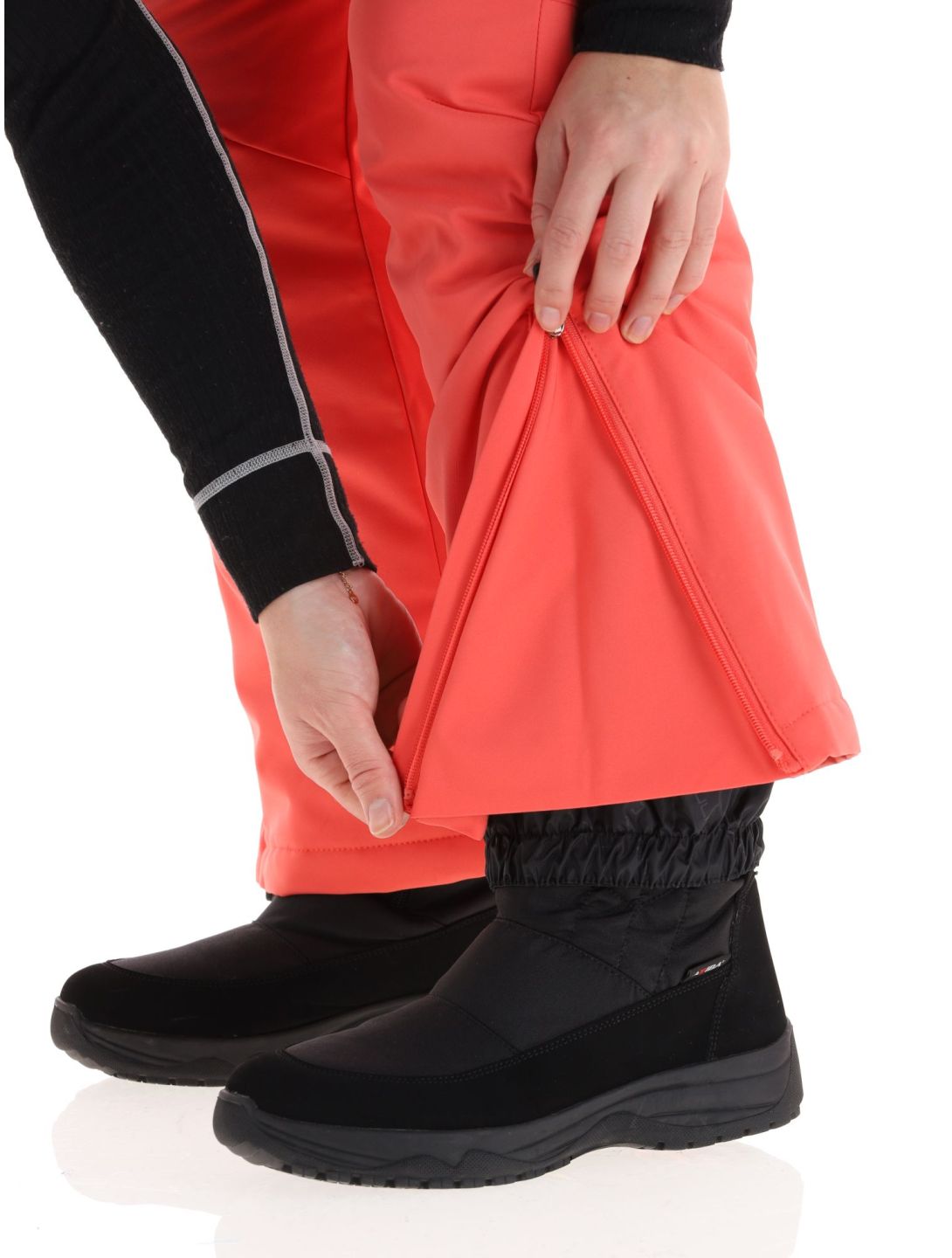 Aulp, Siera pantalones de esquí mujeres Grenadine rojo 