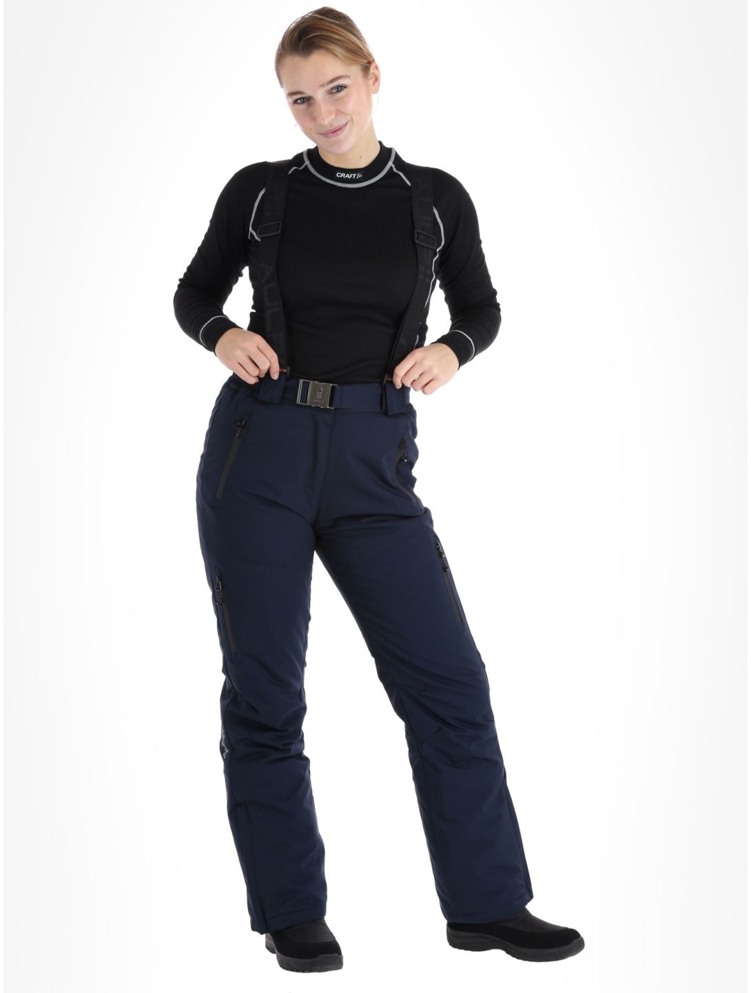 Aulp, Siera pantalones de esquí mujeres Navy azul 