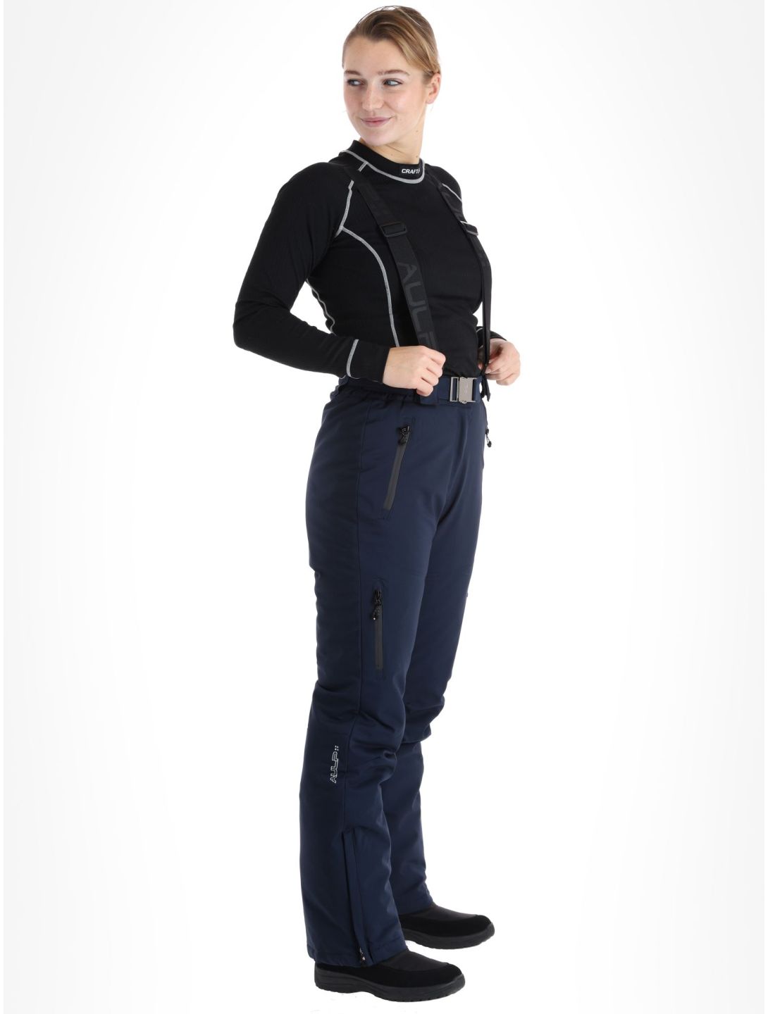 Aulp, Siera pantalones de esquí mujeres Navy azul 