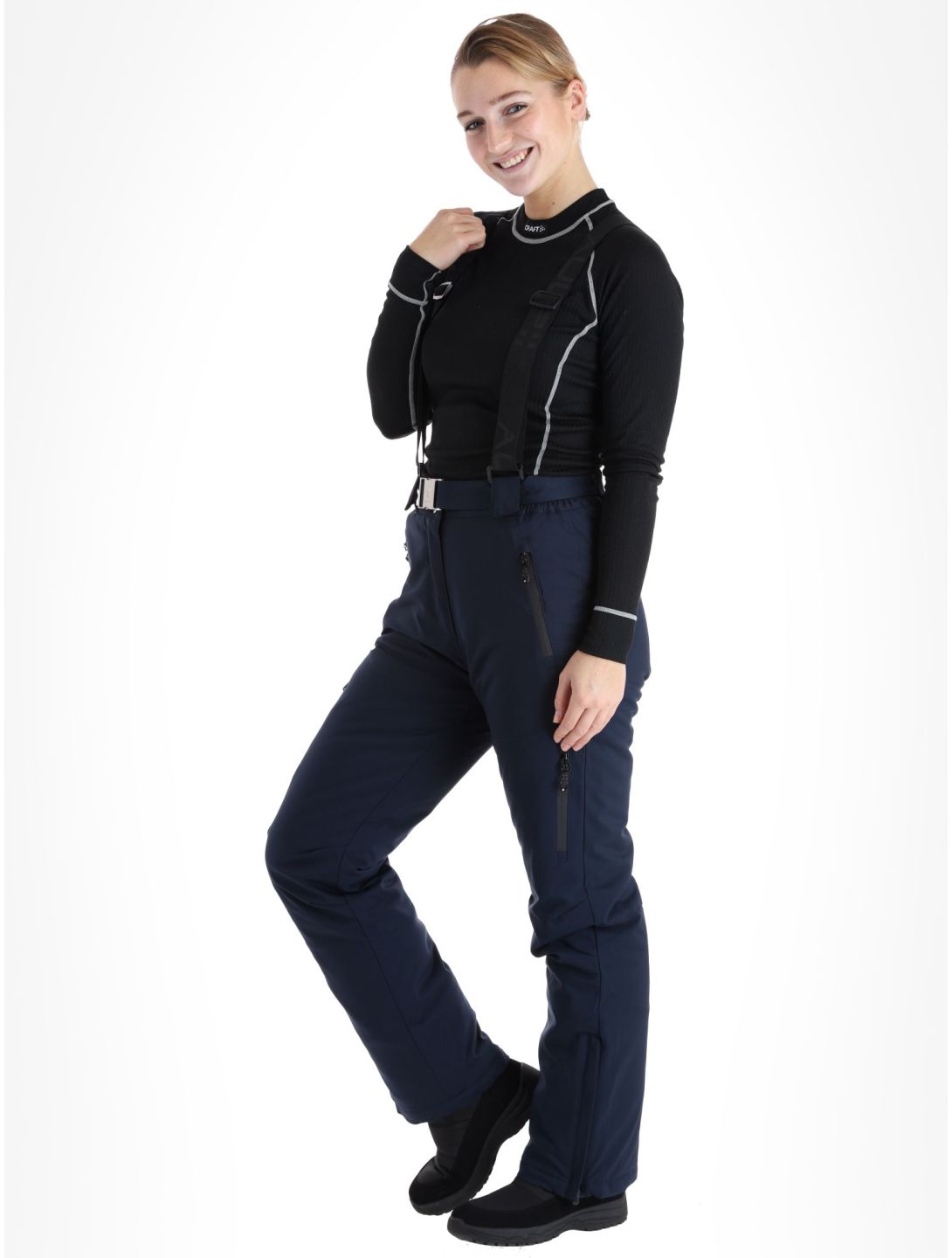 Aulp, Siera pantalones de esquí mujeres Navy azul 