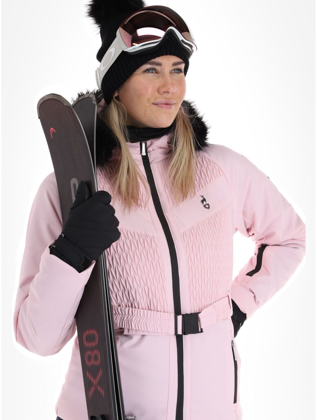 Aulp, Soena chaqueta de esquí mujeres Powder Pink rosa 