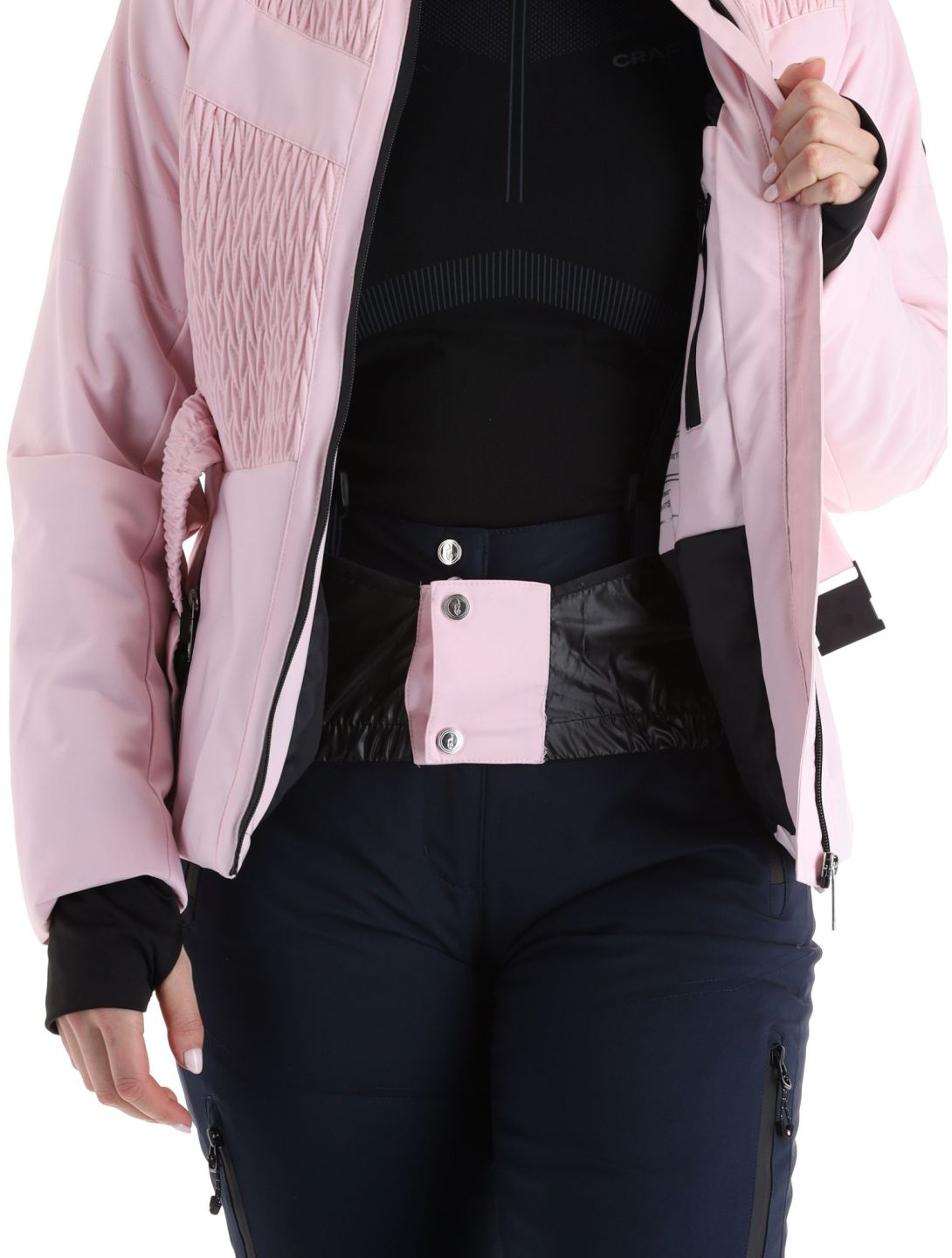 Aulp, Soena chaqueta de esquí mujeres Powder Pink rosa 