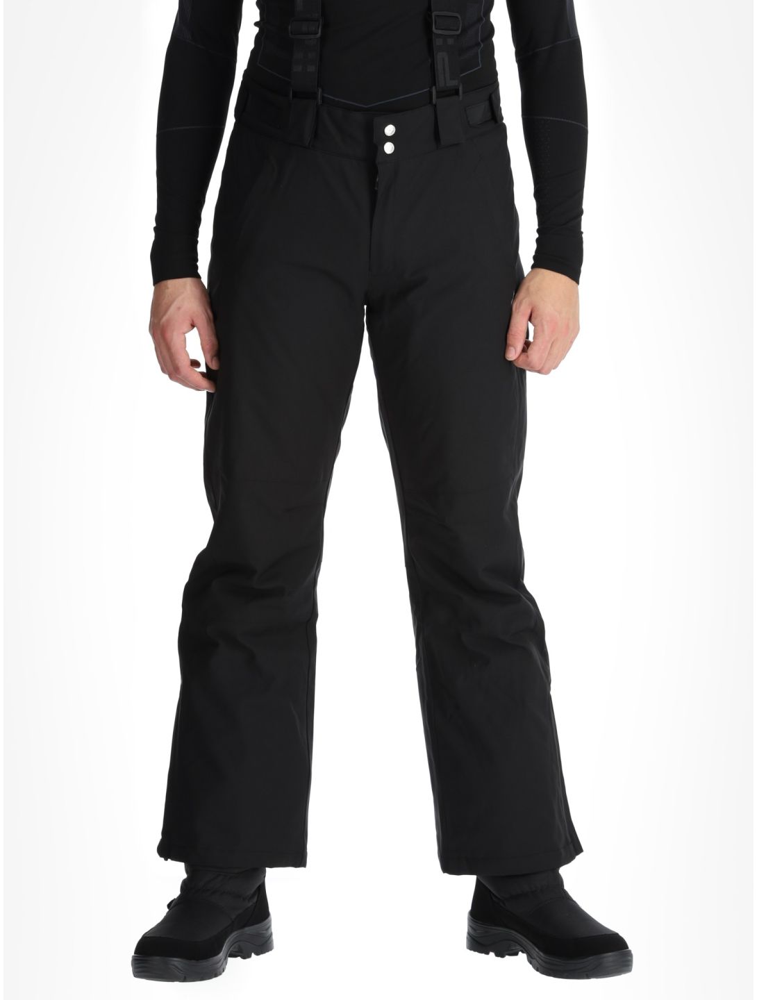 Aulp, Vepur pantalones de esquí hombres Black negro 