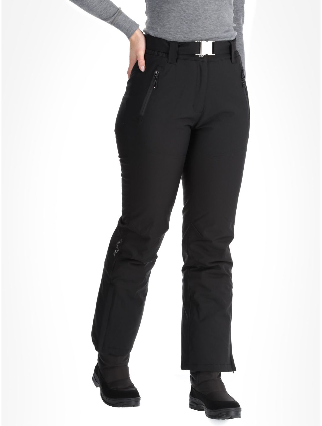 Aulp, Viary pantalones de esquí mujeres Black negro 