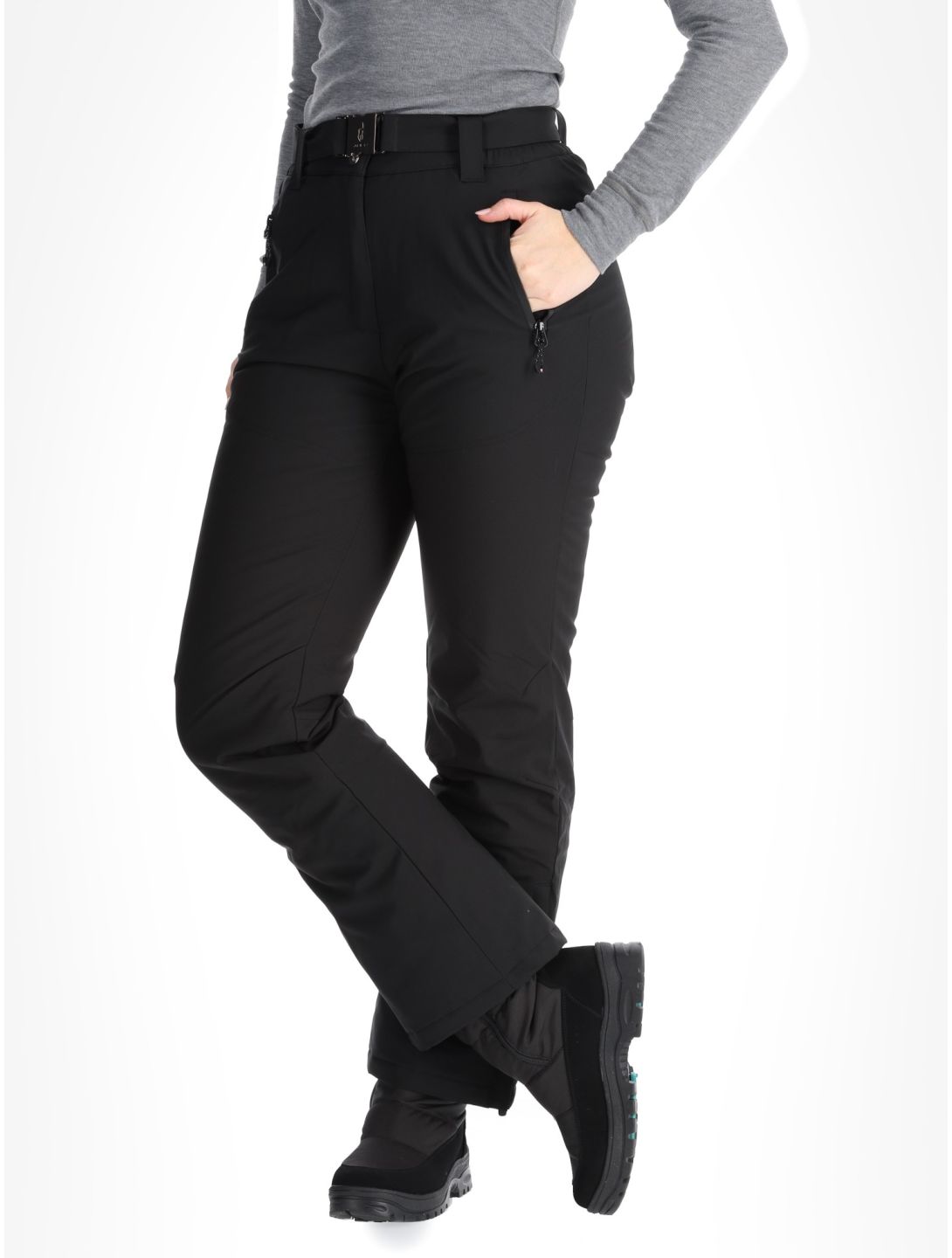 Aulp, Viary pantalones de esquí mujeres Black negro 