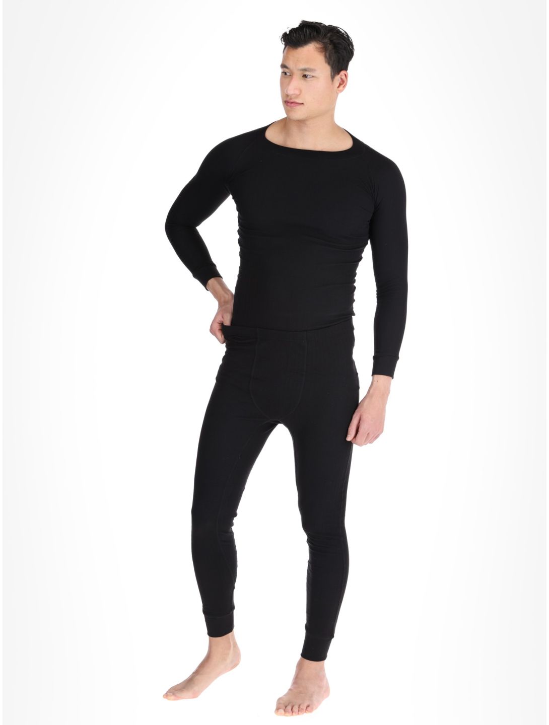 Avento, Thermal Pants pantalón termoactivo hombres Black negro 