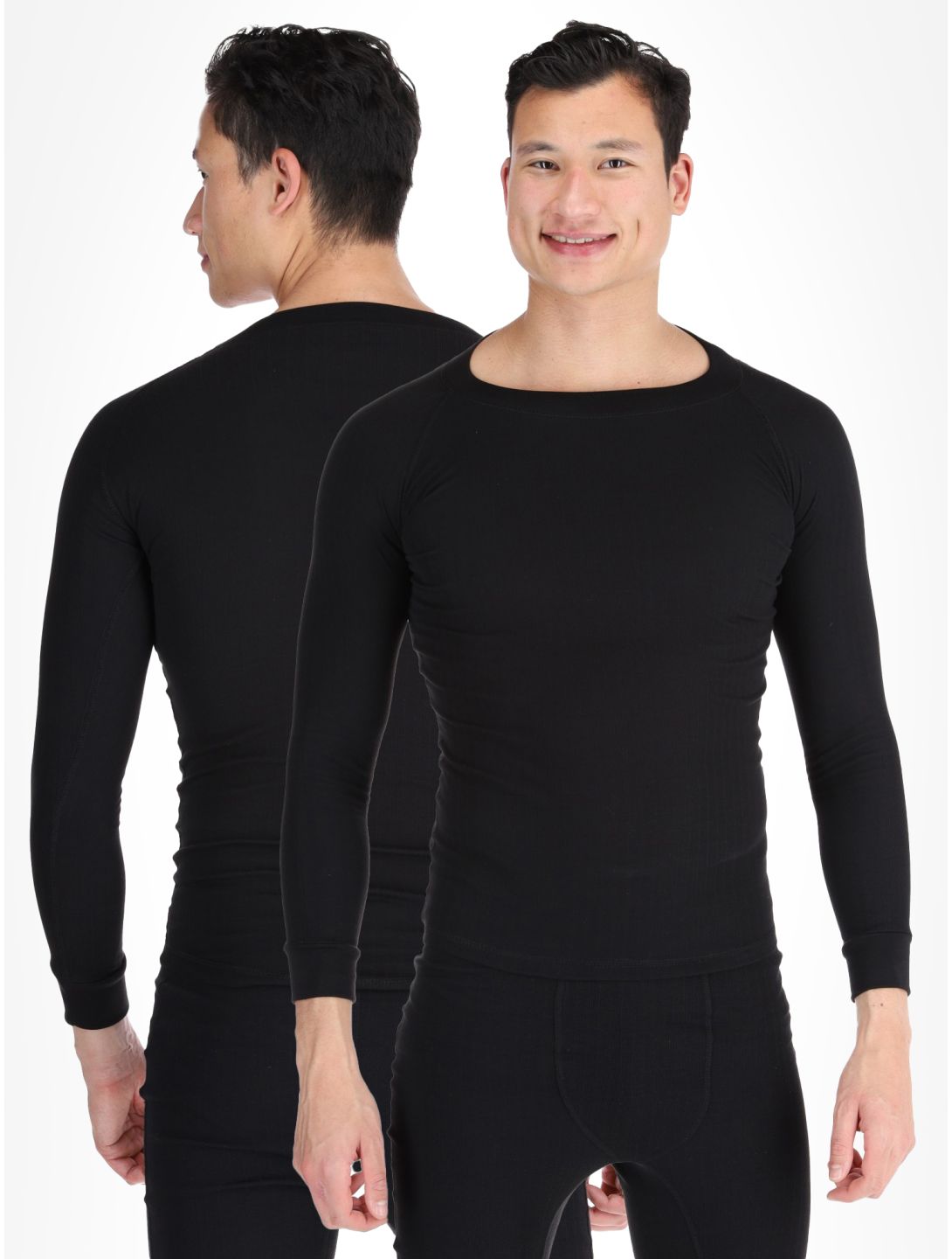 Avento, Thermal Shirt 2-pack camisa termoactiva 2-pack hombres Black negro 