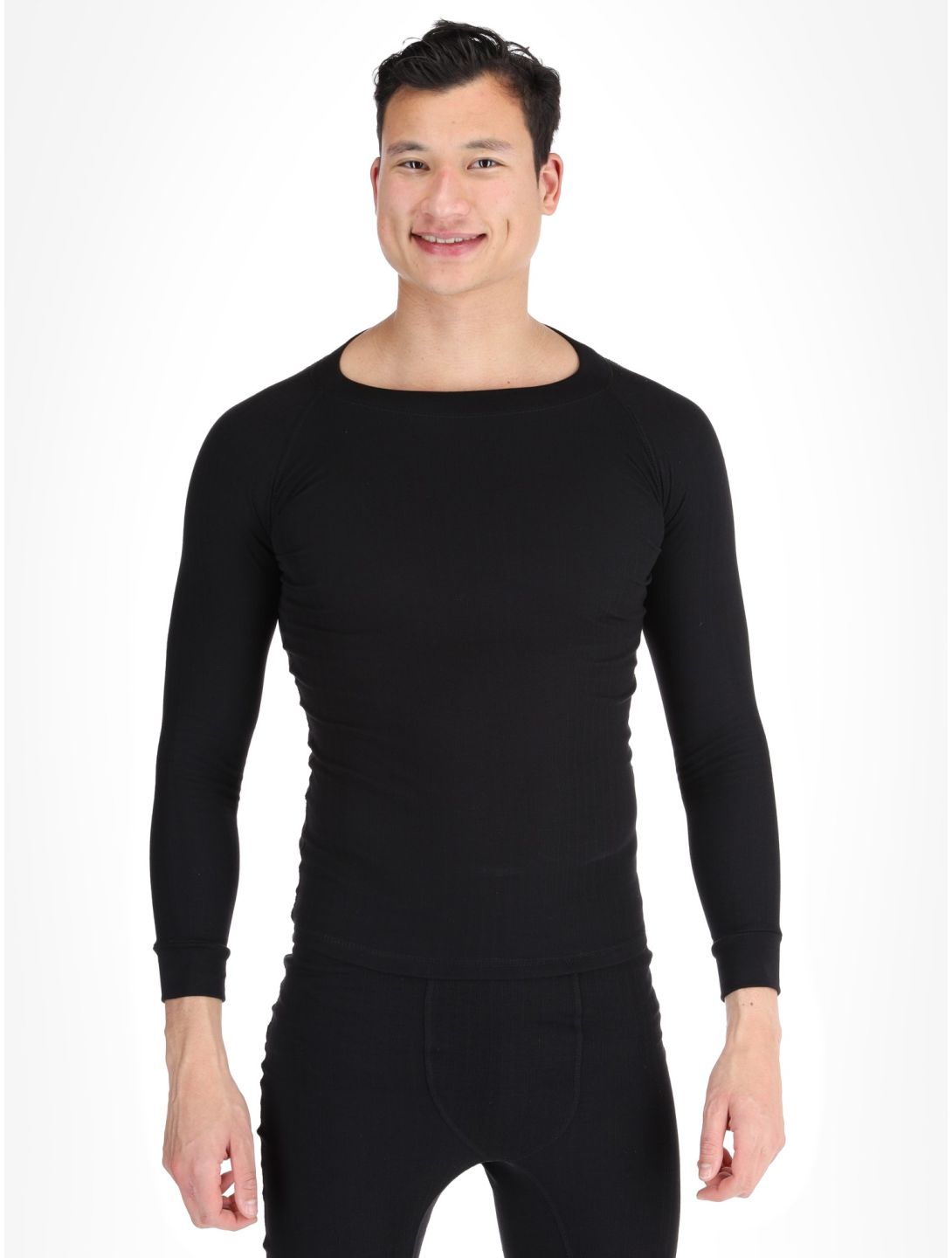 Avento, Thermal Shirt camisa termoactiva hombres Black negro 