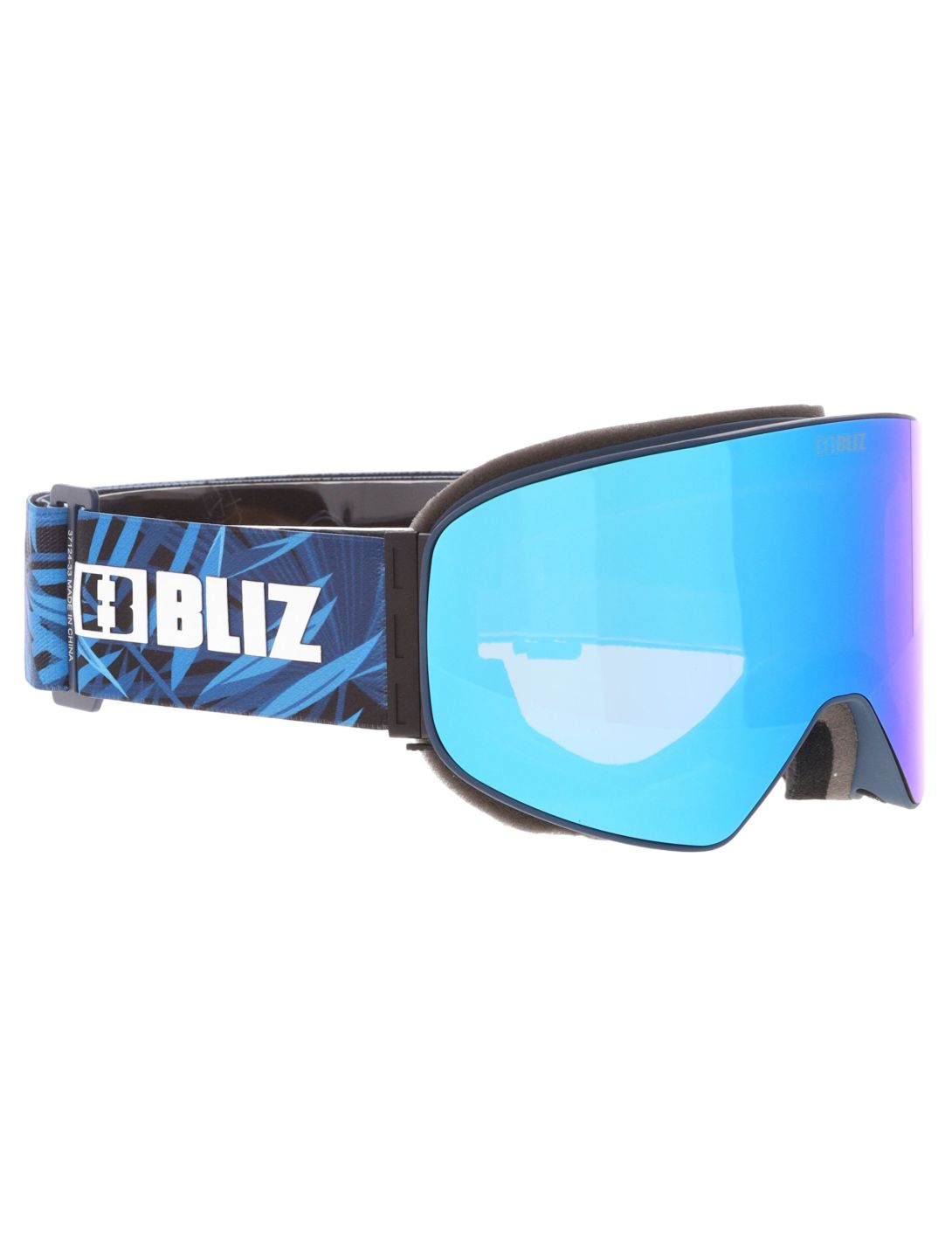 Bliz, Flow gafas de esquí unisex Matte Blue - Brown w Blue Multi azul 