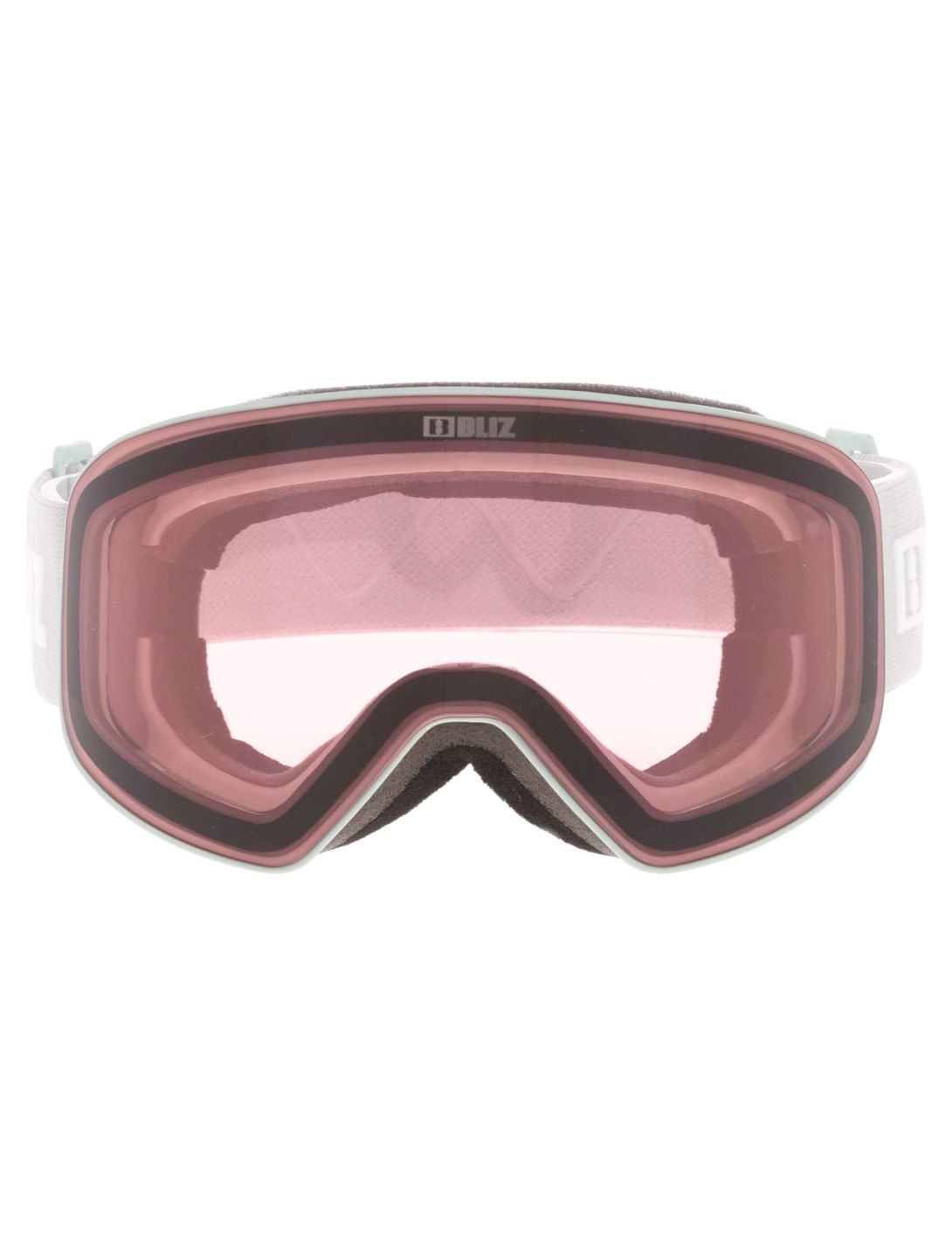 Bliz, Flow gafas de esquí unisex Matte Light Grey - Brown w Red Multi gris 