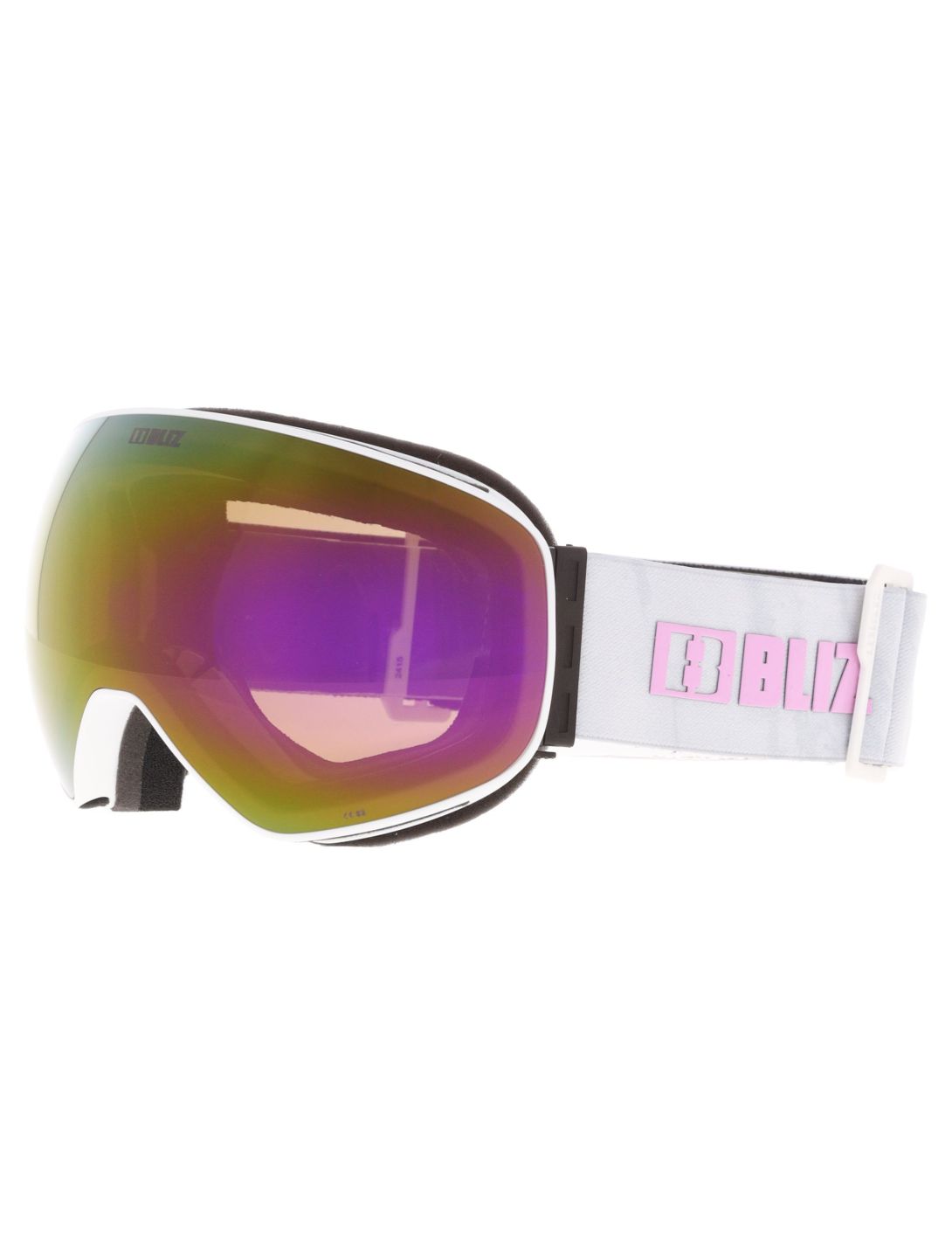 Bliz, Floz gafas de esquí unisex Matte White - Brown with Pink Multi blanco 