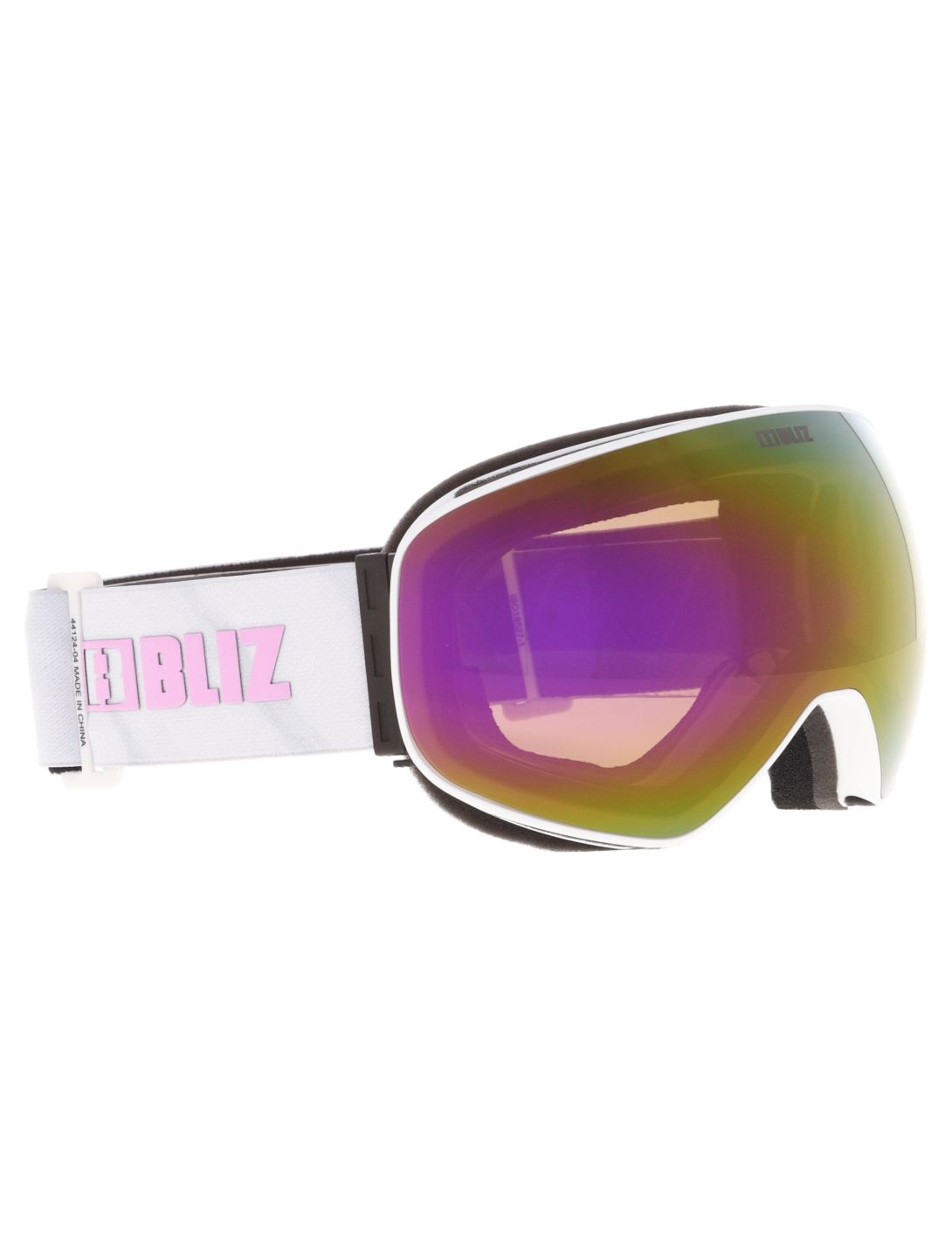 Bliz, Floz gafas de esquí unisex Matte White - Brown with Pink Multi blanco 