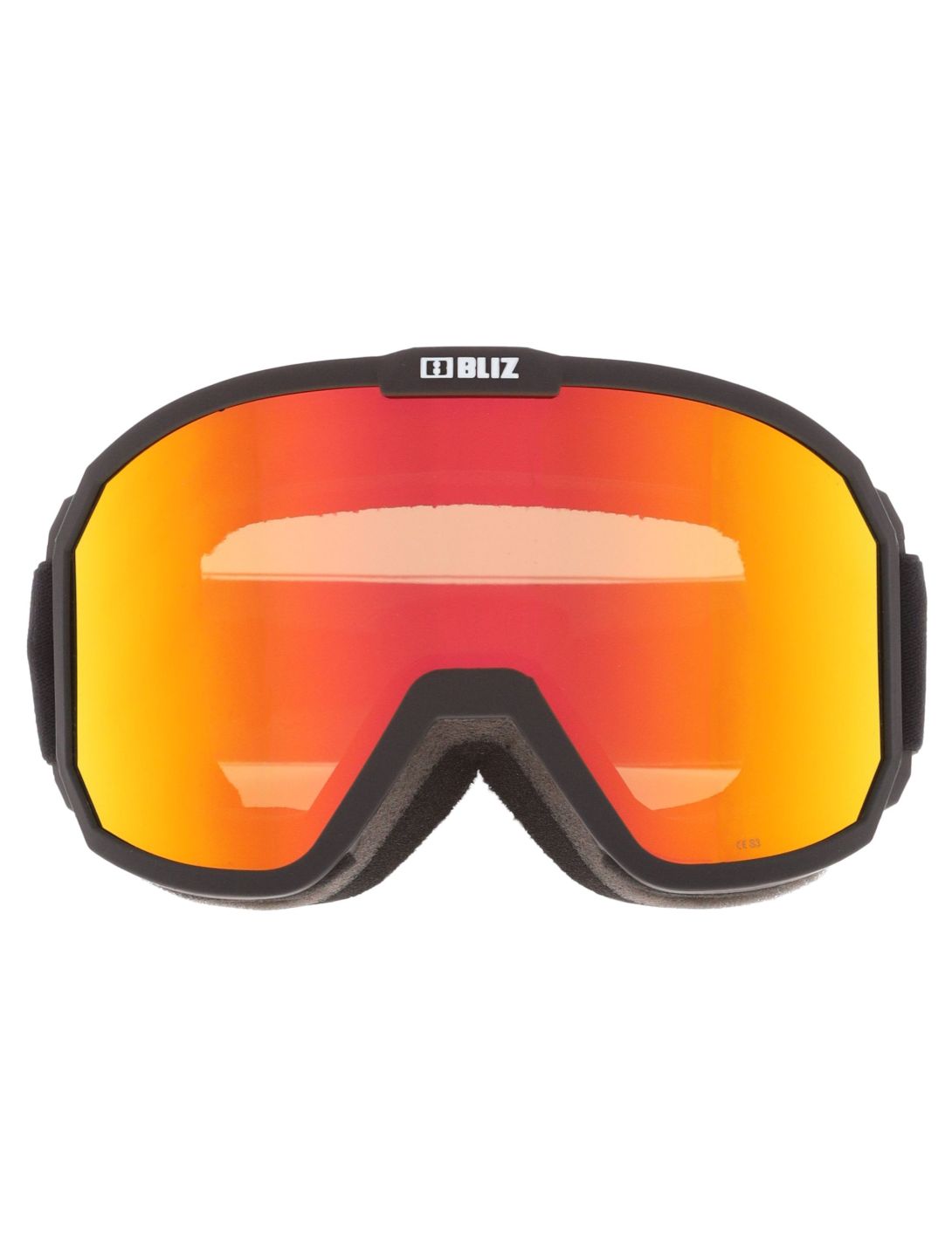 Bliz, Rave gafas de esquí unisex Matte Black - Brown w Red Multi negro 