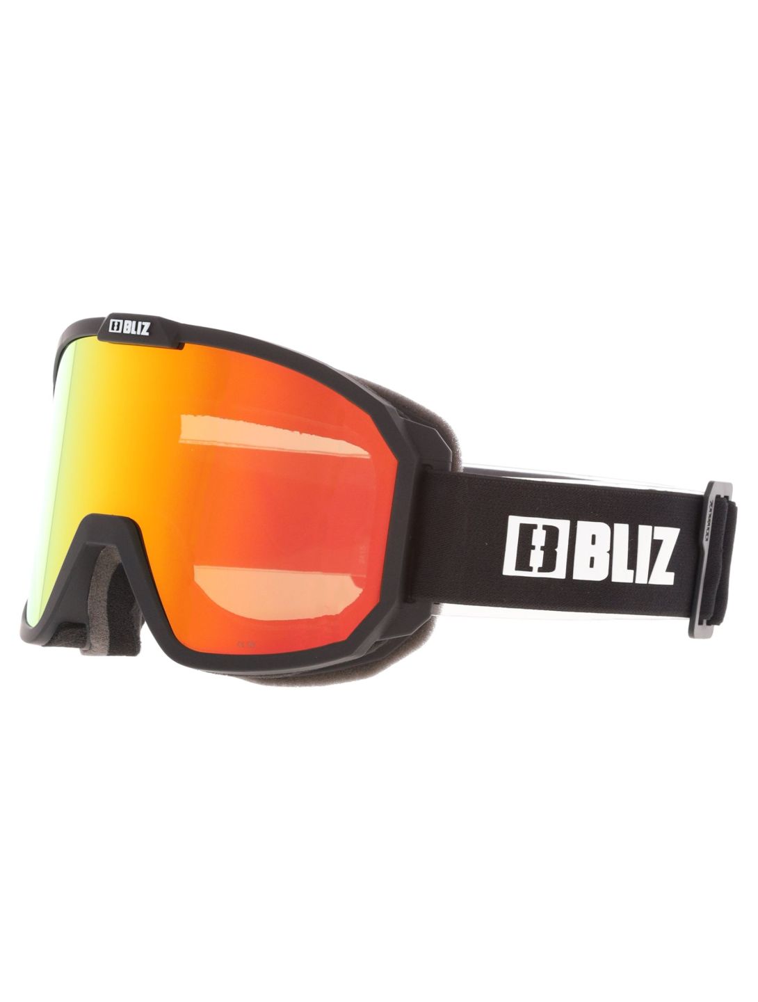 Bliz, Rave gafas de esquí unisex Matte Black - Brown w Red Multi negro 