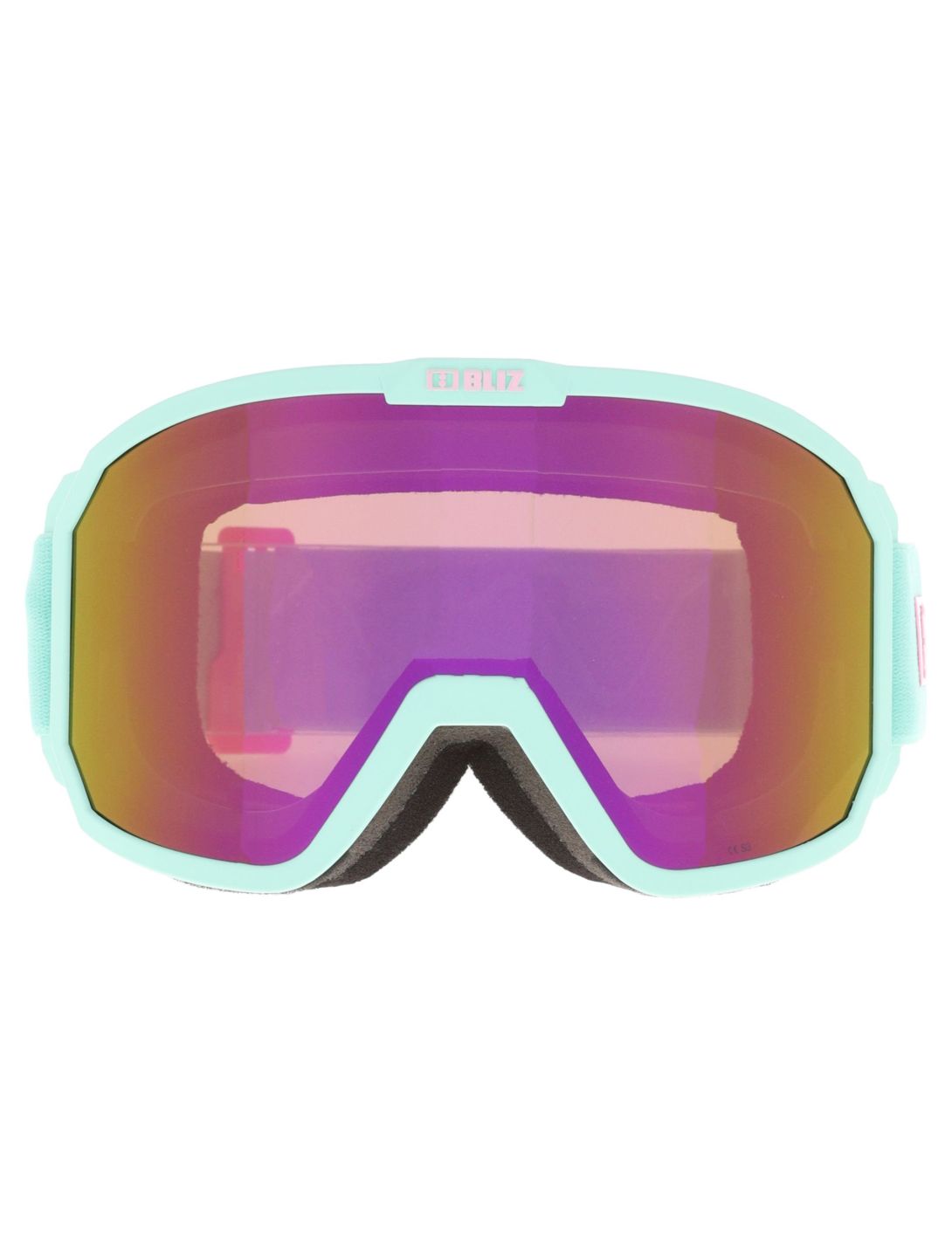 Bliz, Rave gafas de esquí unisex Matte Mint - Brown w Pink Multi verde 