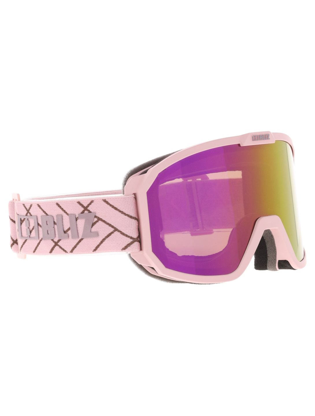 Bliz, Rave gafas de esquí unisex Matte Pink - Brown with Pink Multi rosa 