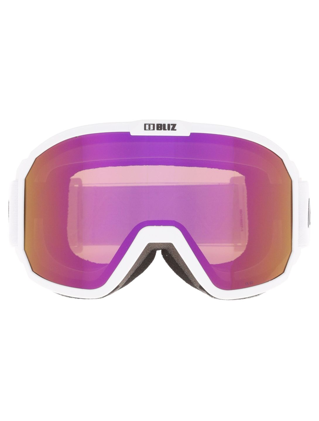 Bliz, Rave gafas de esquí unisex Matte White - Brown w Pink Multi blanco 