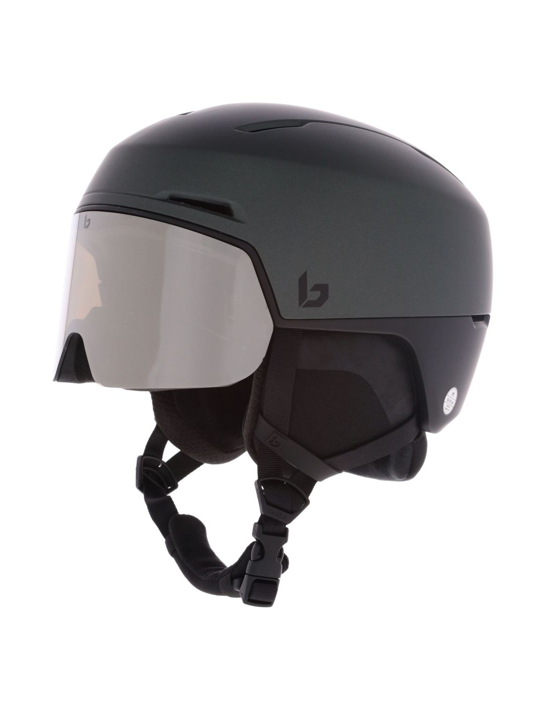 Bollé, X-Fusion Pure casco con visera unisex Forest Black Matte - Photochromic negro 